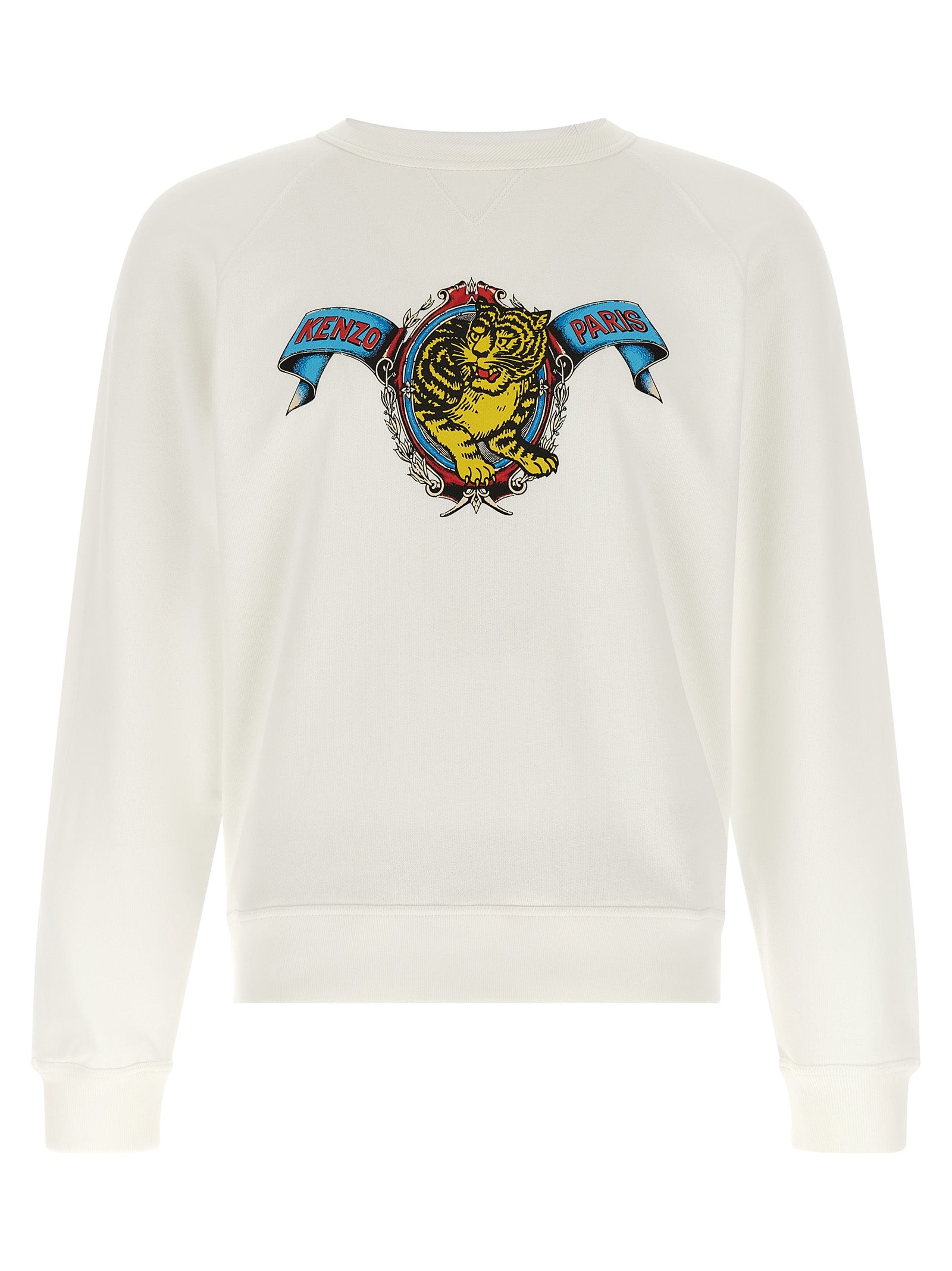 Kenzo White Viscose Sweatshirt Kenzo