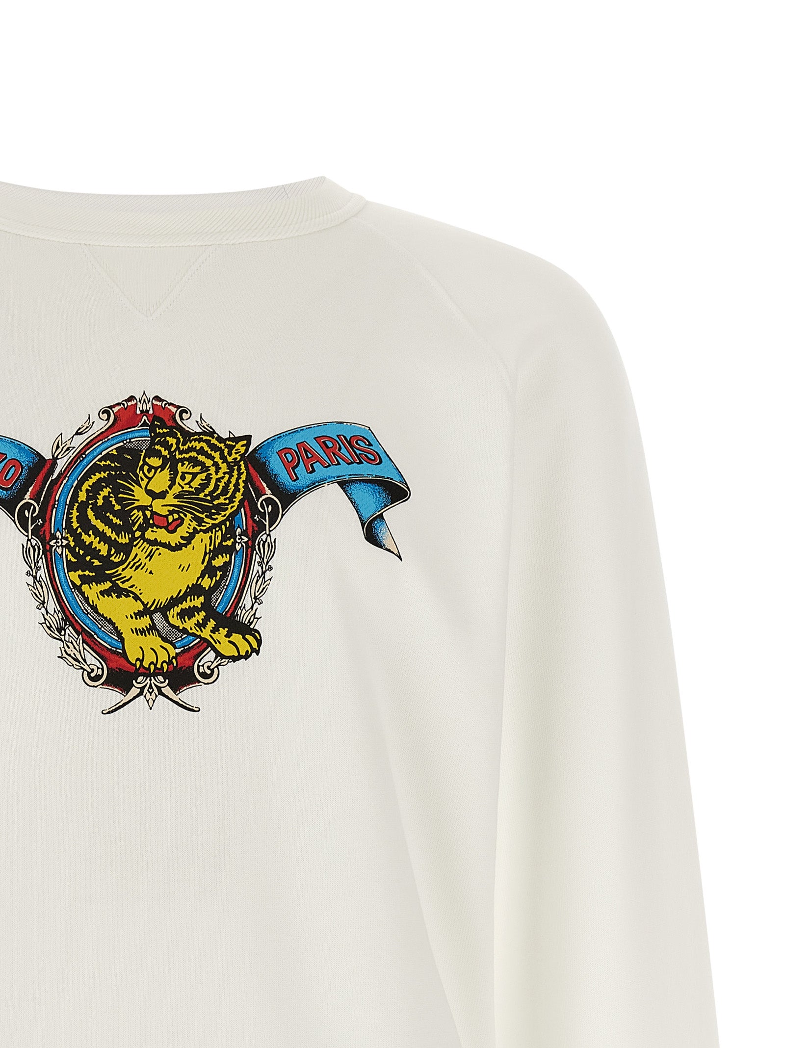 Kenzo White Viscose Sweatshirt Kenzo