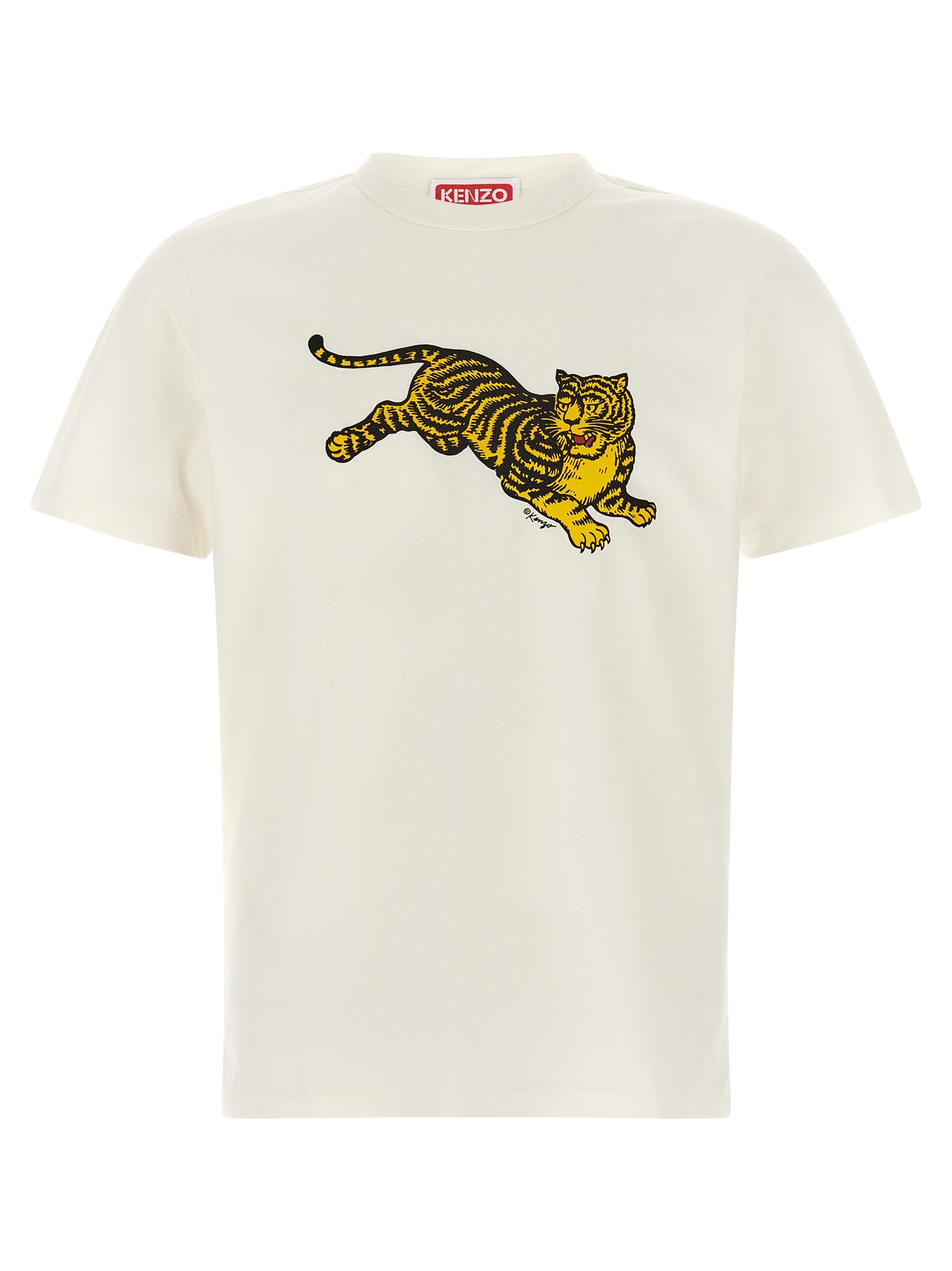 Kenzo White Cotton T-Shirt Kenzo