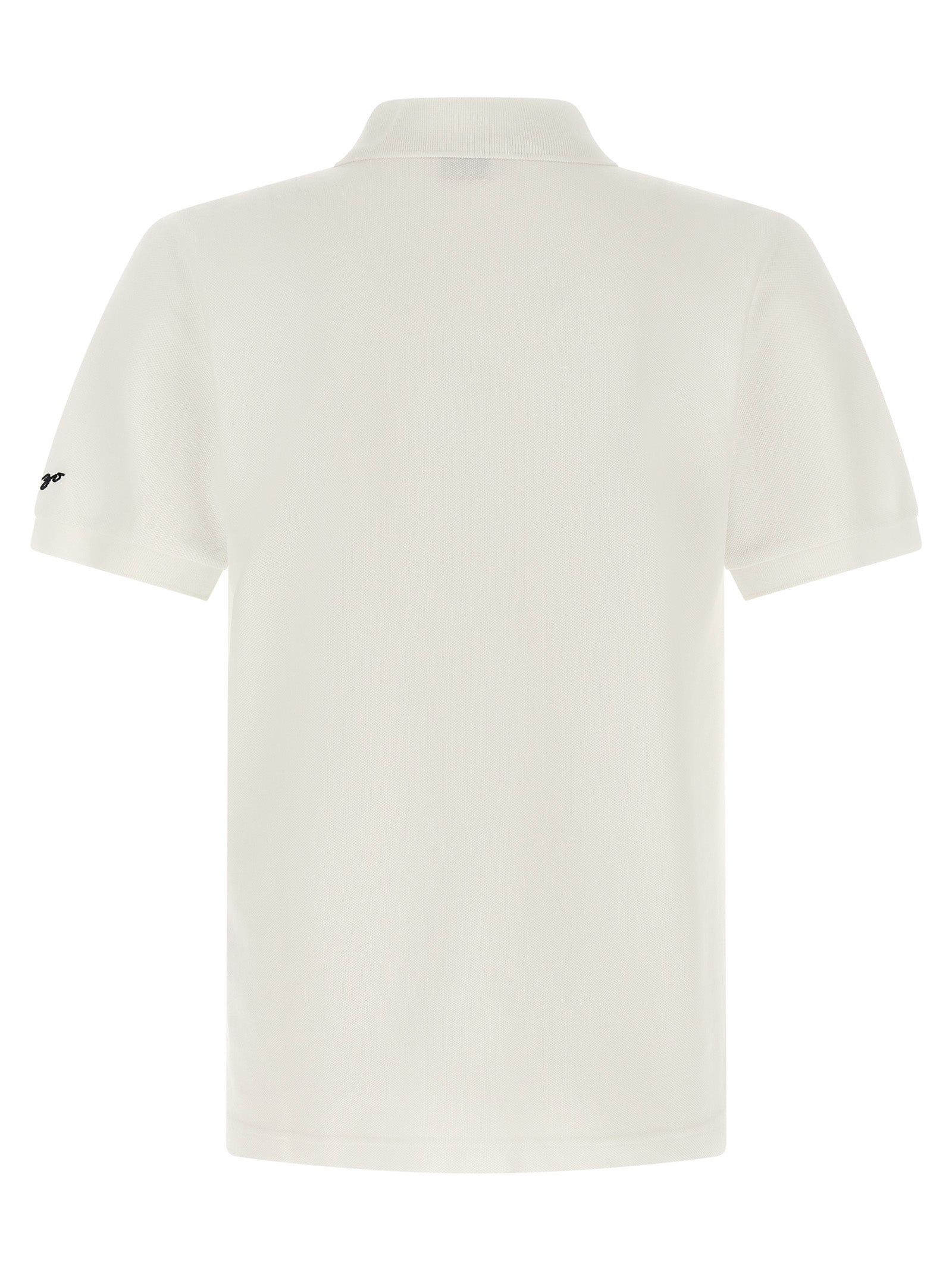 Kenzo White Cotton Polo Shirt Kenzo