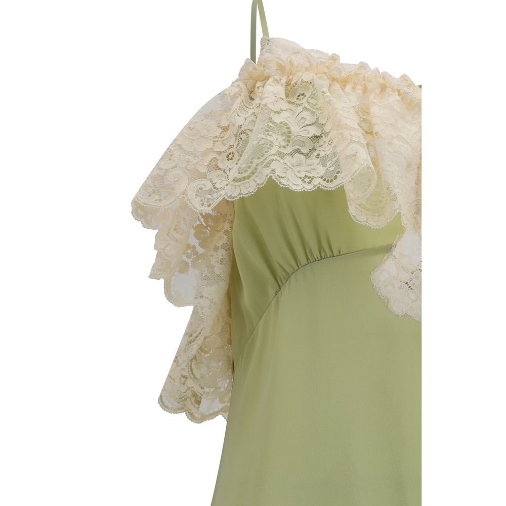 Chloé Bicolor Silk Casual Dress Chloé