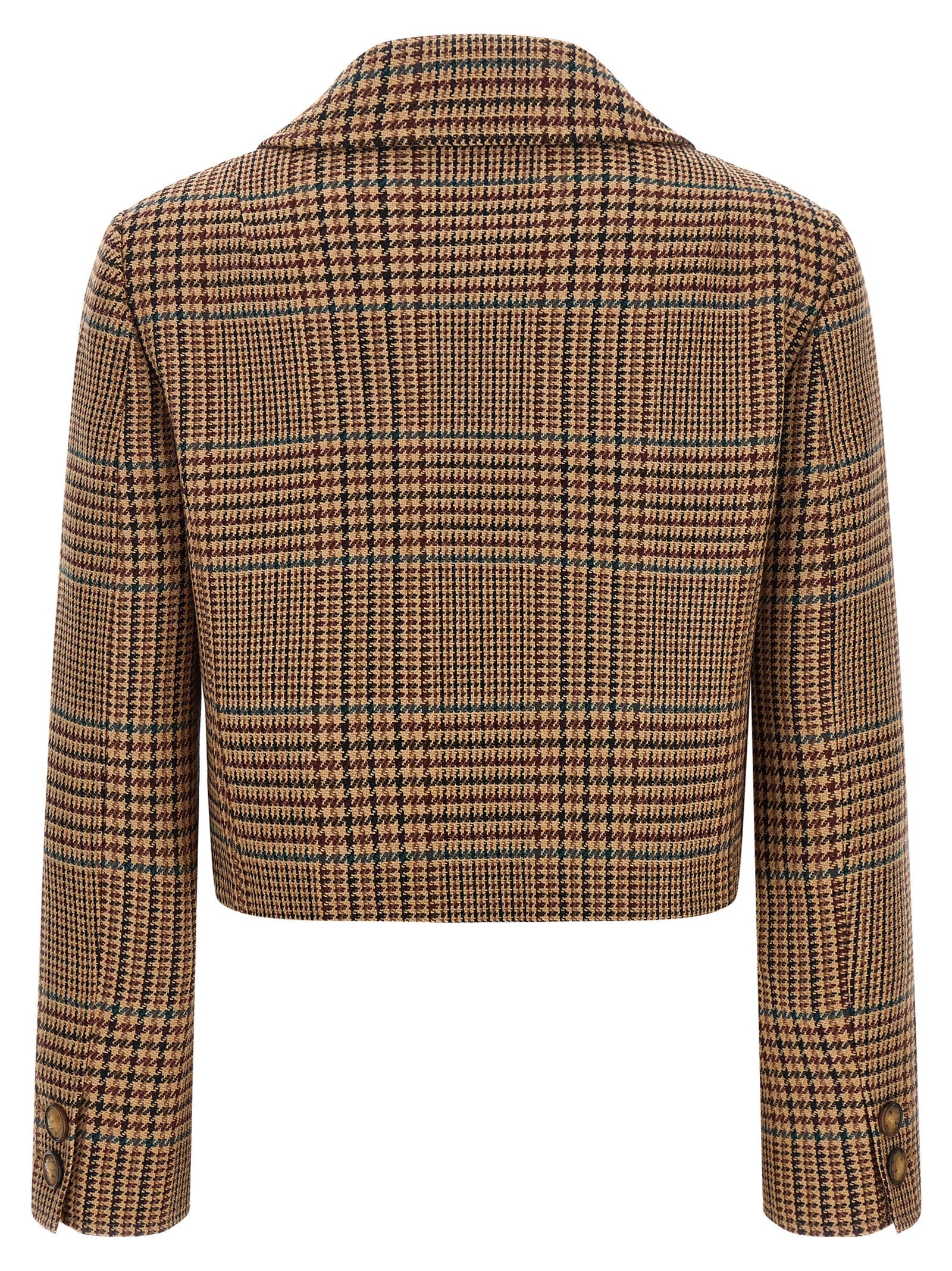 Etro Brown Wool Blazer Etro