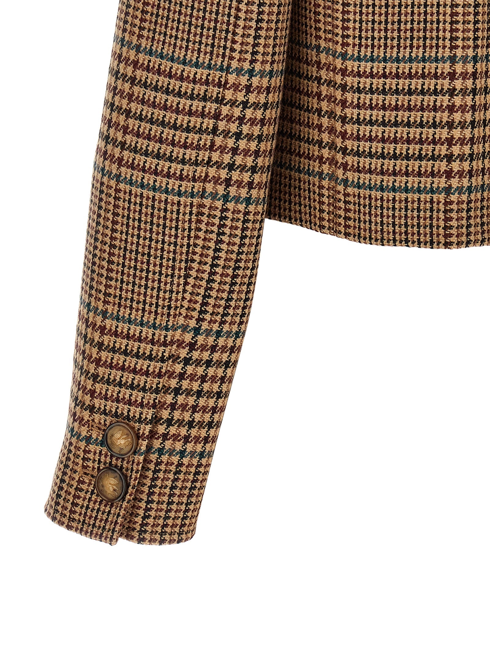 Etro Brown Wool Blazer Etro