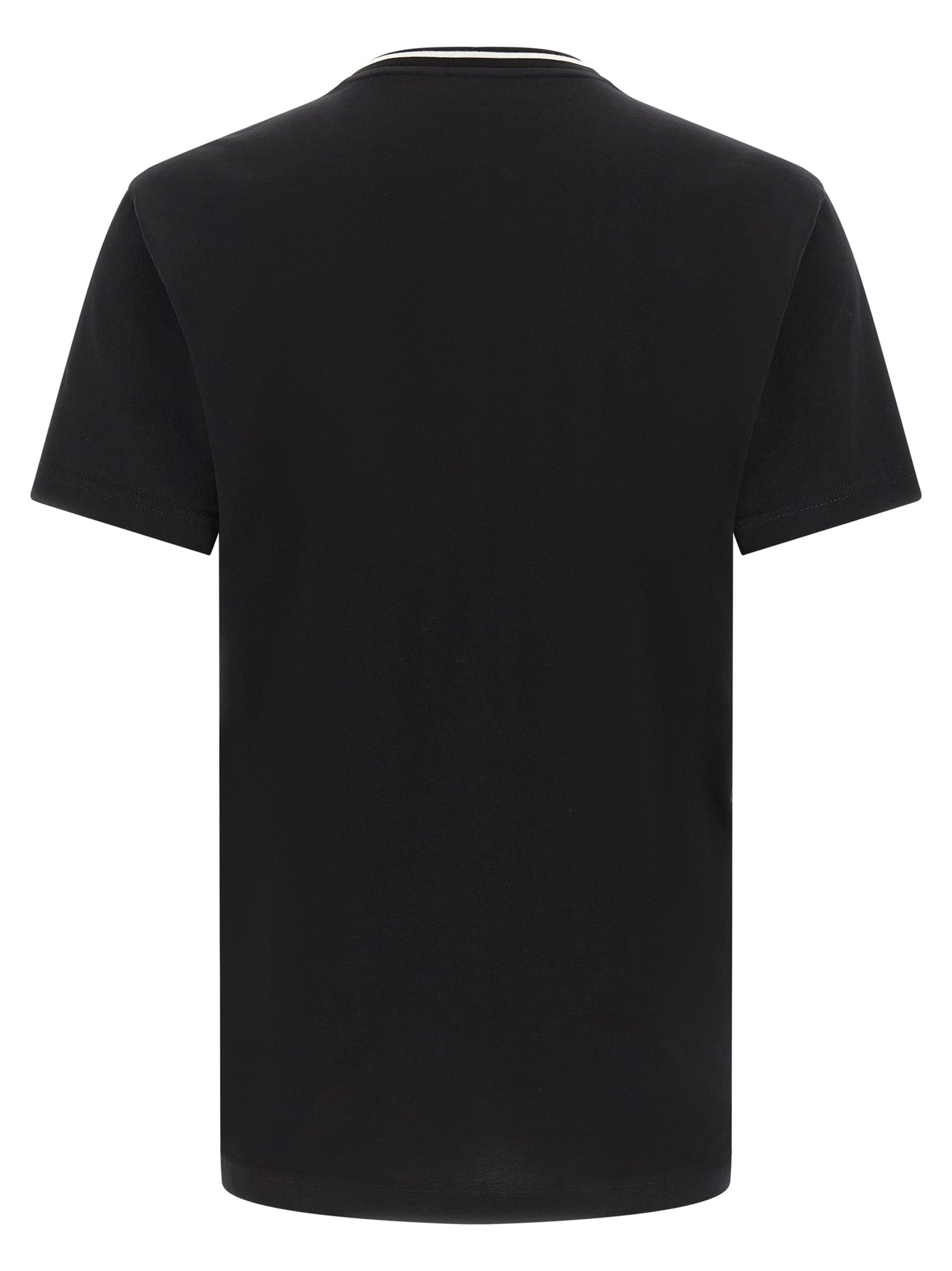 Dolce & Gabbana Black Cotton T-Shirt Dolce & Gabbana
