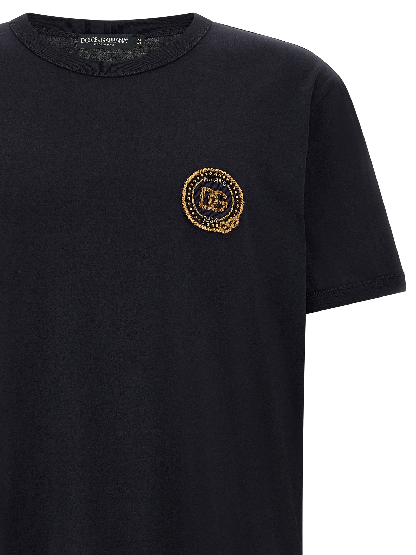 Dolce & Gabbana Blue Cotton T-Shirt Dolce & Gabbana