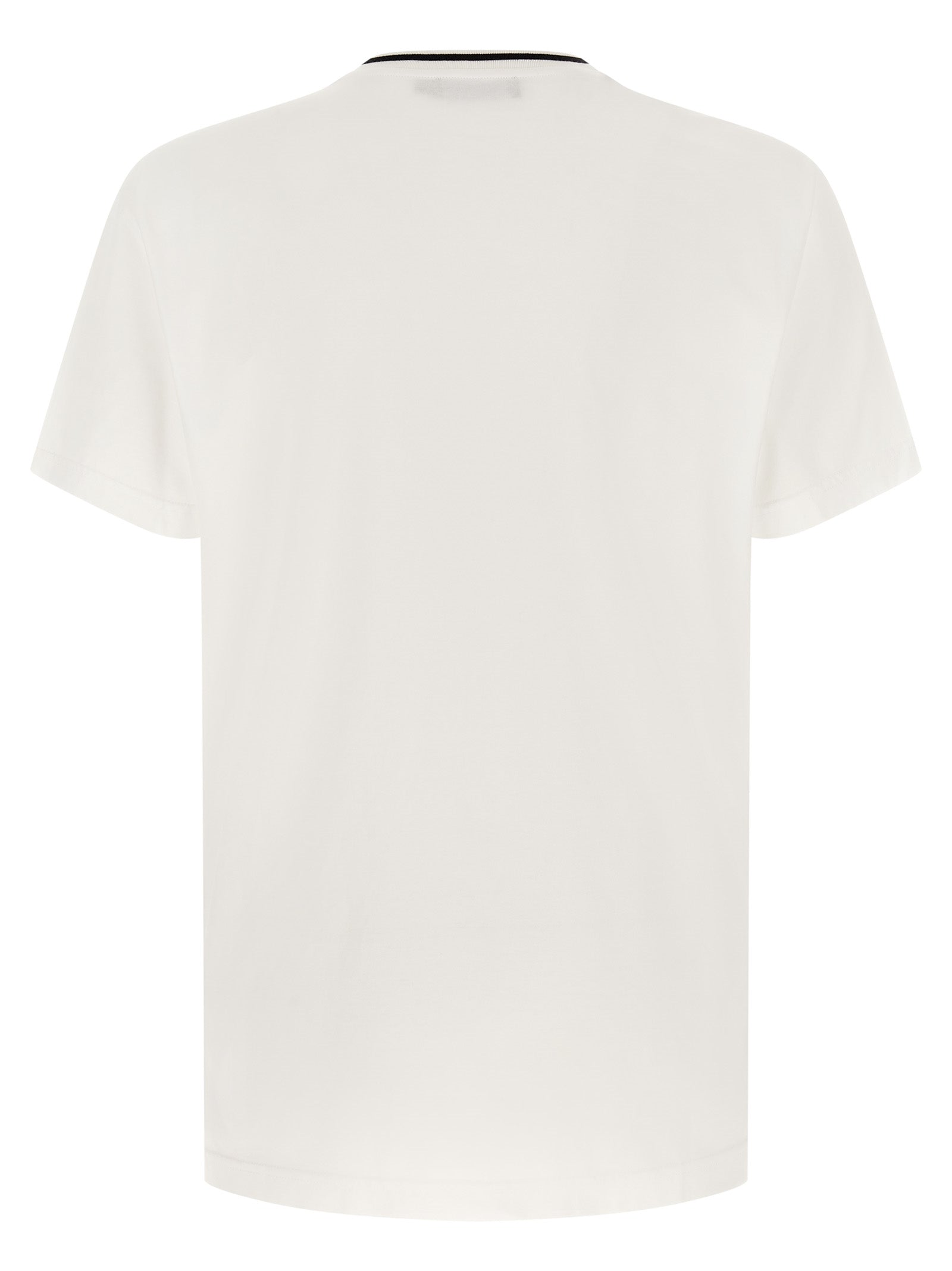 Dolce & Gabbana White Cotton T-Shirt Dolce & Gabbana
