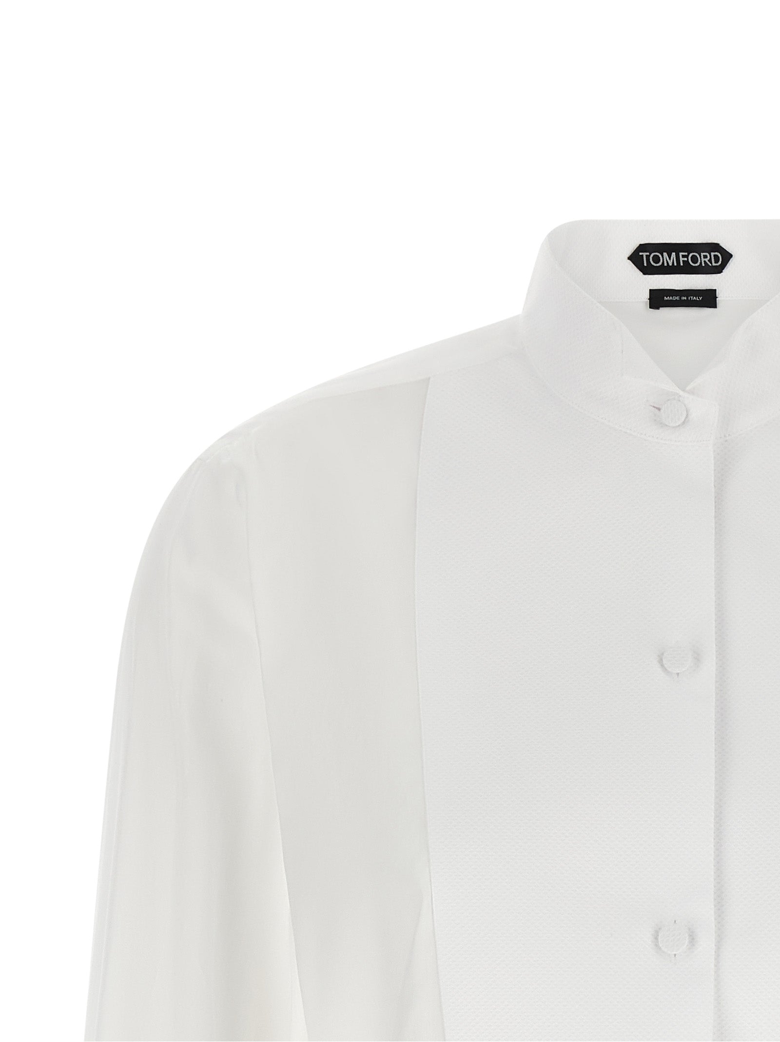 Tom Ford White Cotton Blouse Tom Ford