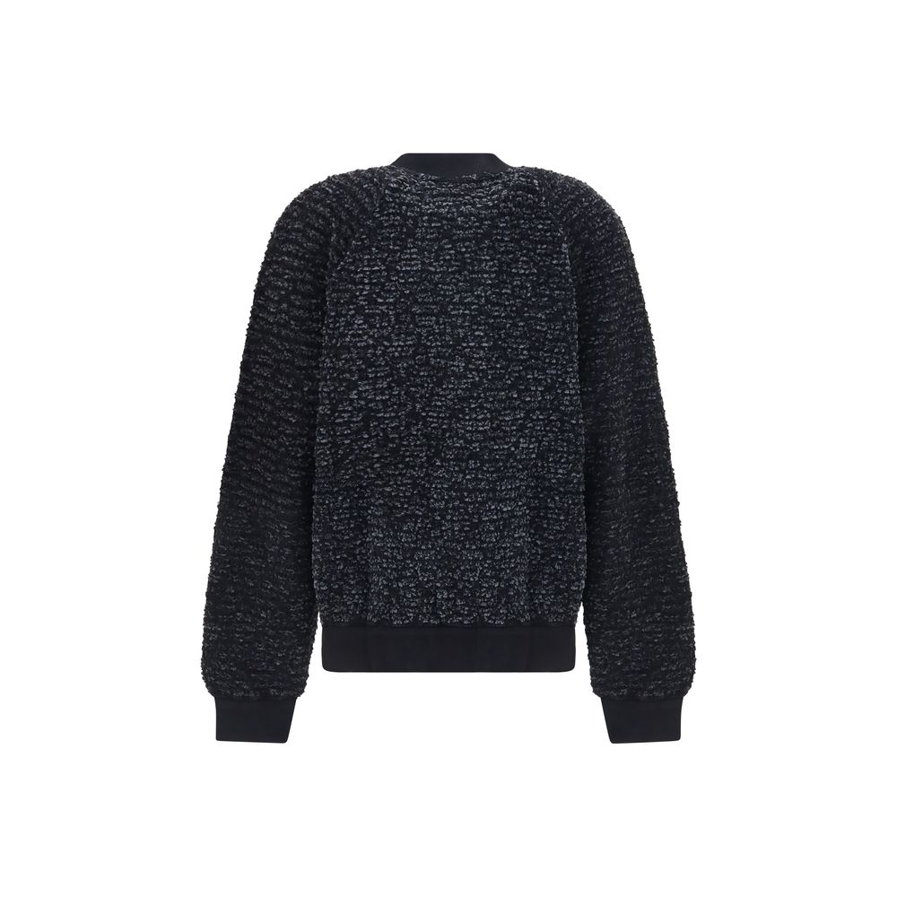 Balmain Black Viscose Bomber Balmain