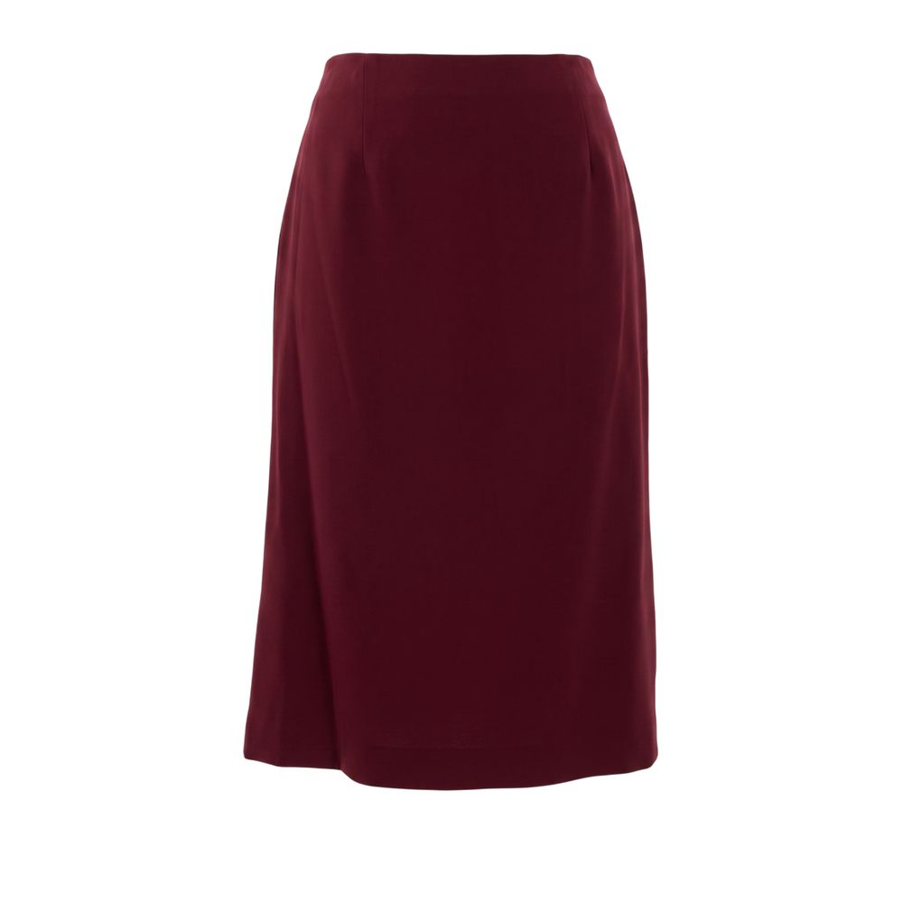 Trussardi Red Acetate Women Skirt Trussardi