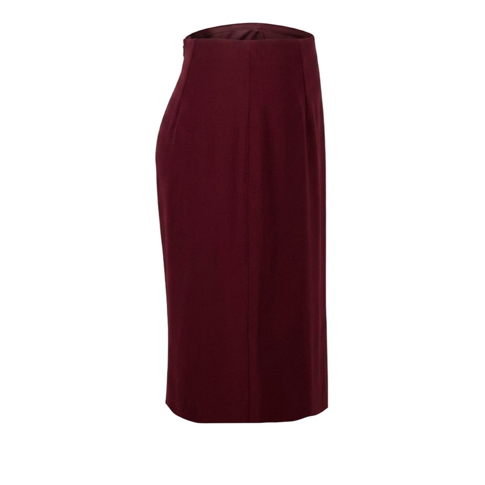 Trussardi Red Acetate Women Skirt Trussardi