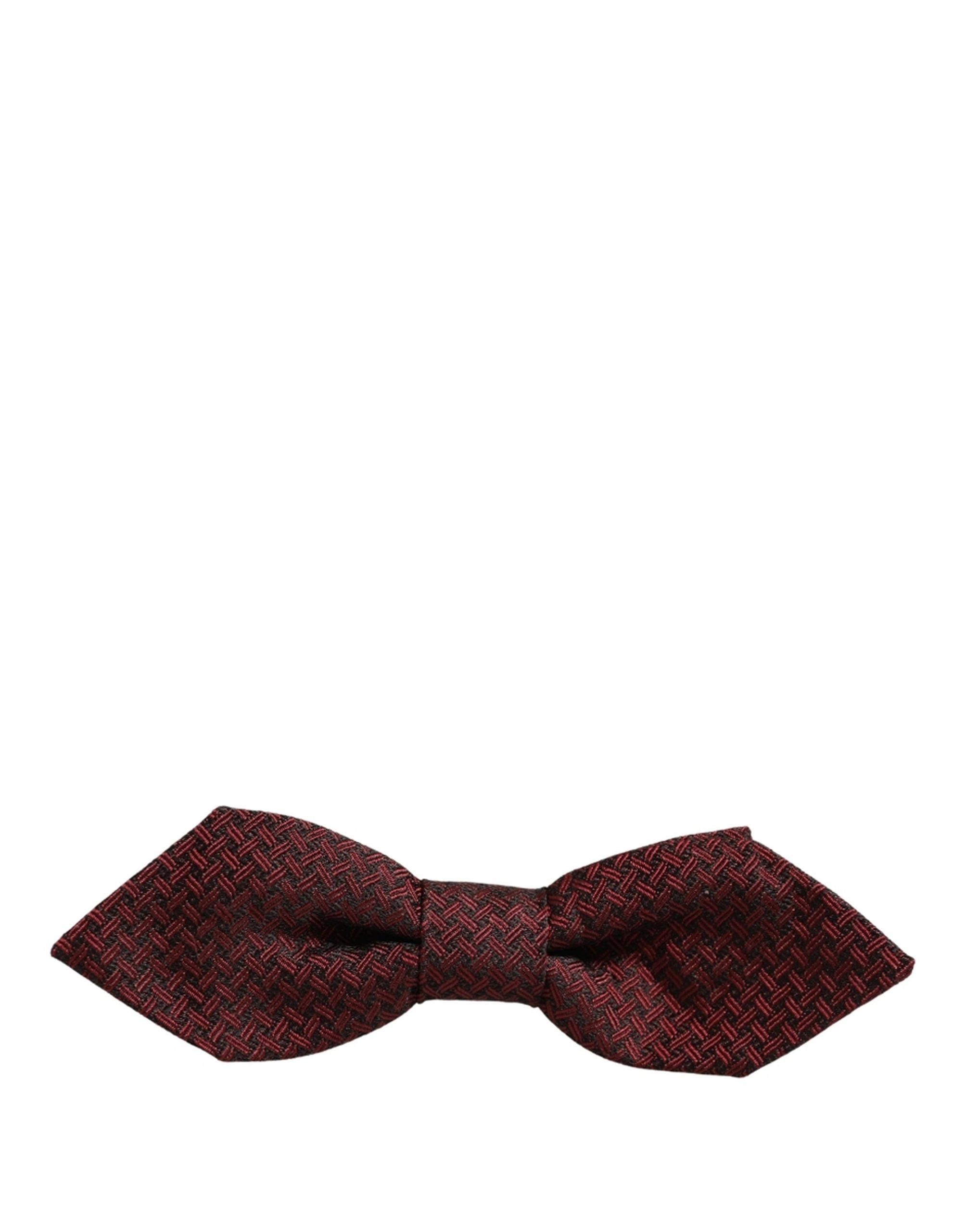 Dolce & Gabbana Men Red Silk Fantasy Adjustable Neck Papillon Bow Tie Dolce & Gabbana