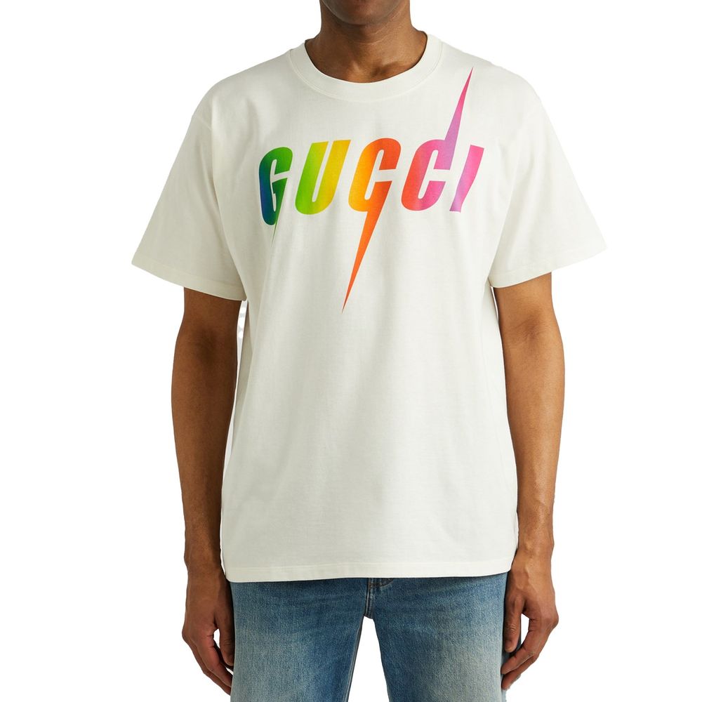 Gucci White Cotton T-Shirt Gucci