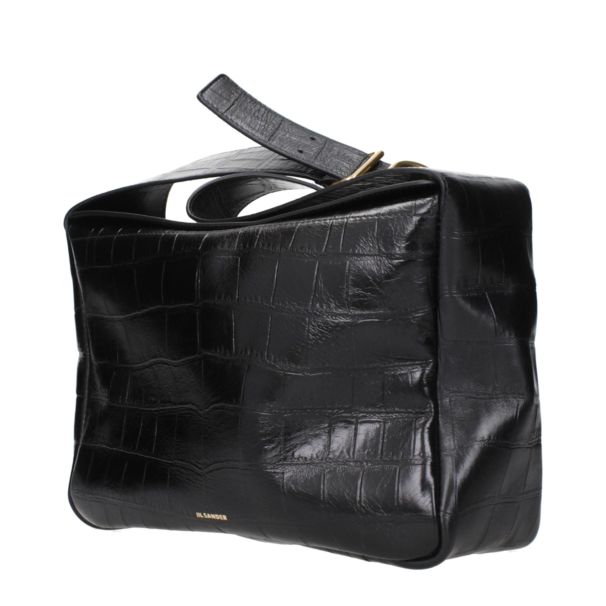 Jil Sander Black Leather Crossbody Bag Jil Sander