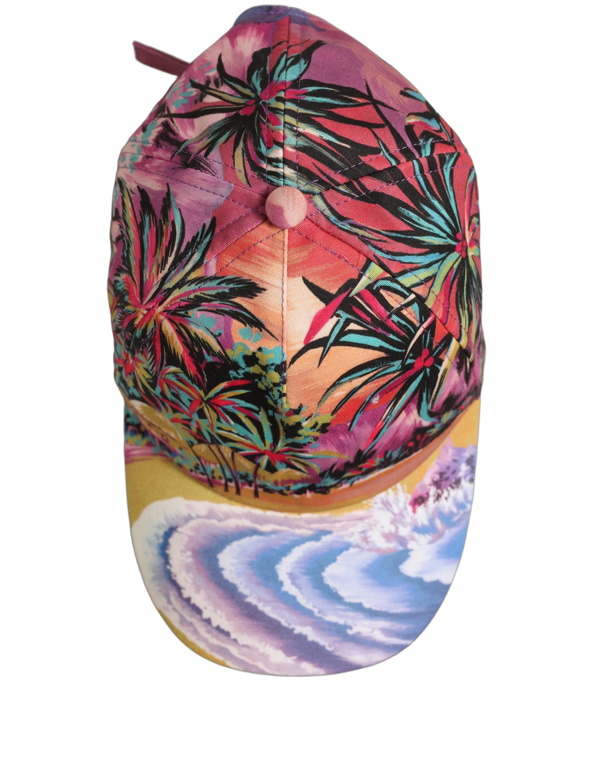 Dolce & Gabbana Multicolor Tropical Themed Baseball Capello Hat Dolce & Gabbana