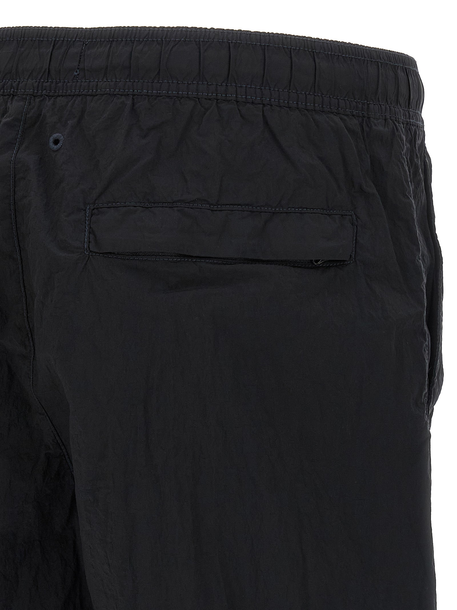 Stone Island Blue Polyamide Swim Shorts Stone Island