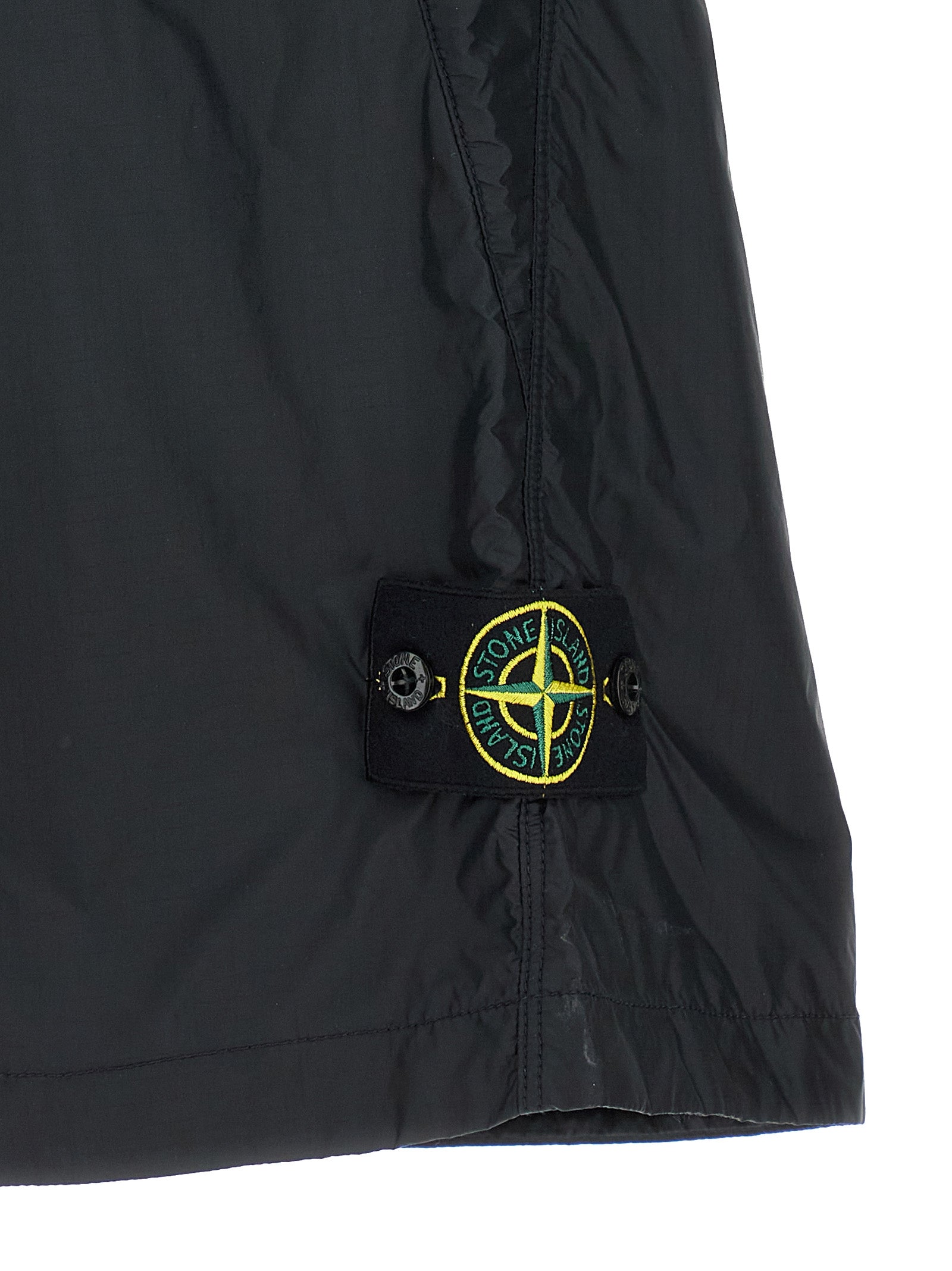 Stone Island Blue Polyamide Bermuda Shorts Stone Island