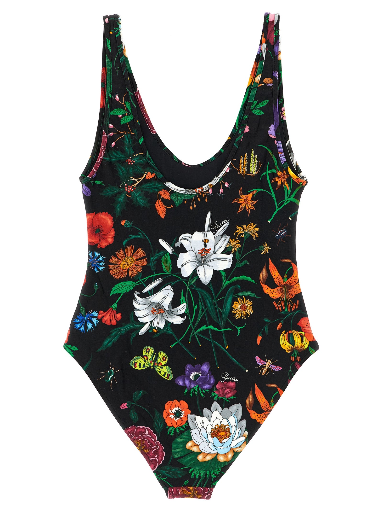 Gucci Black Polyamide One-Piece Swimsuit