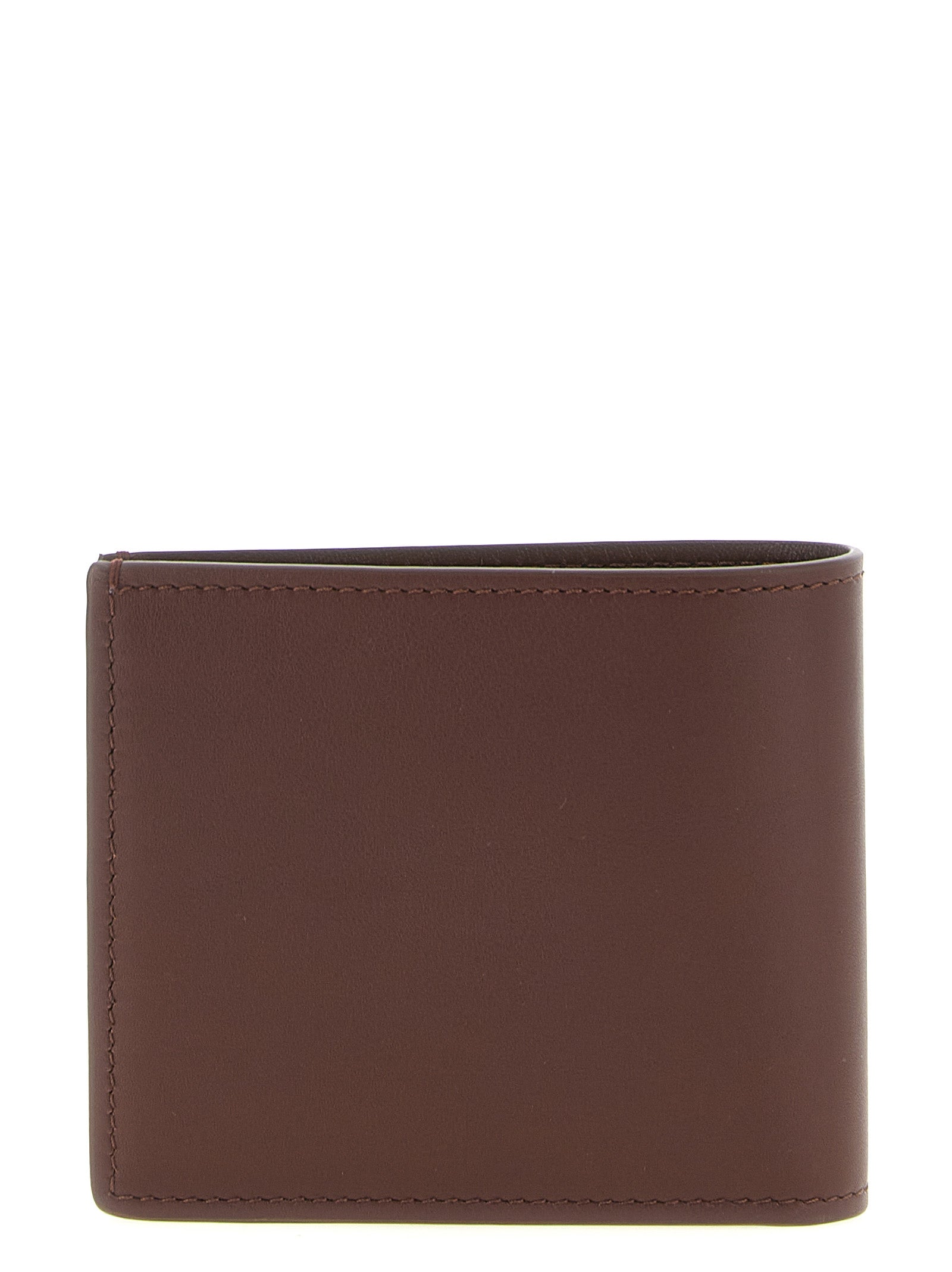 Brunello Cucinelli Brown Calfskin Leather Wallet Brunello Cucinelli