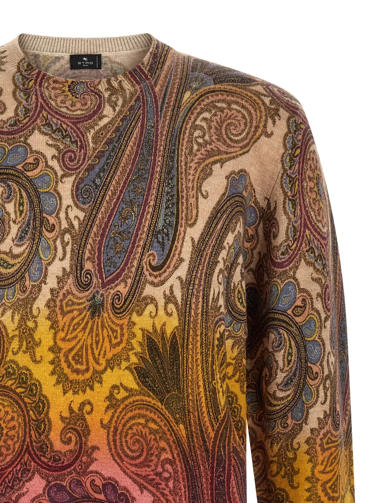 Etro Multicolor Wool Cardigan Etro