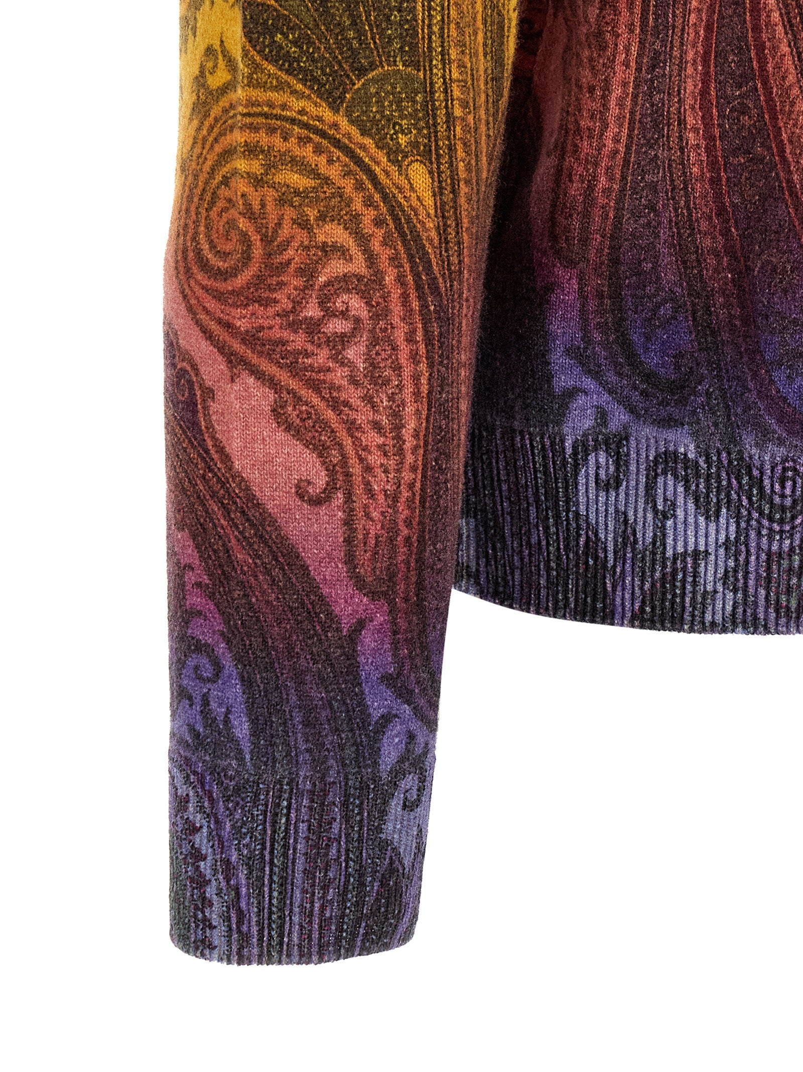 Etro Multicolor Wool Cardigan Etro
