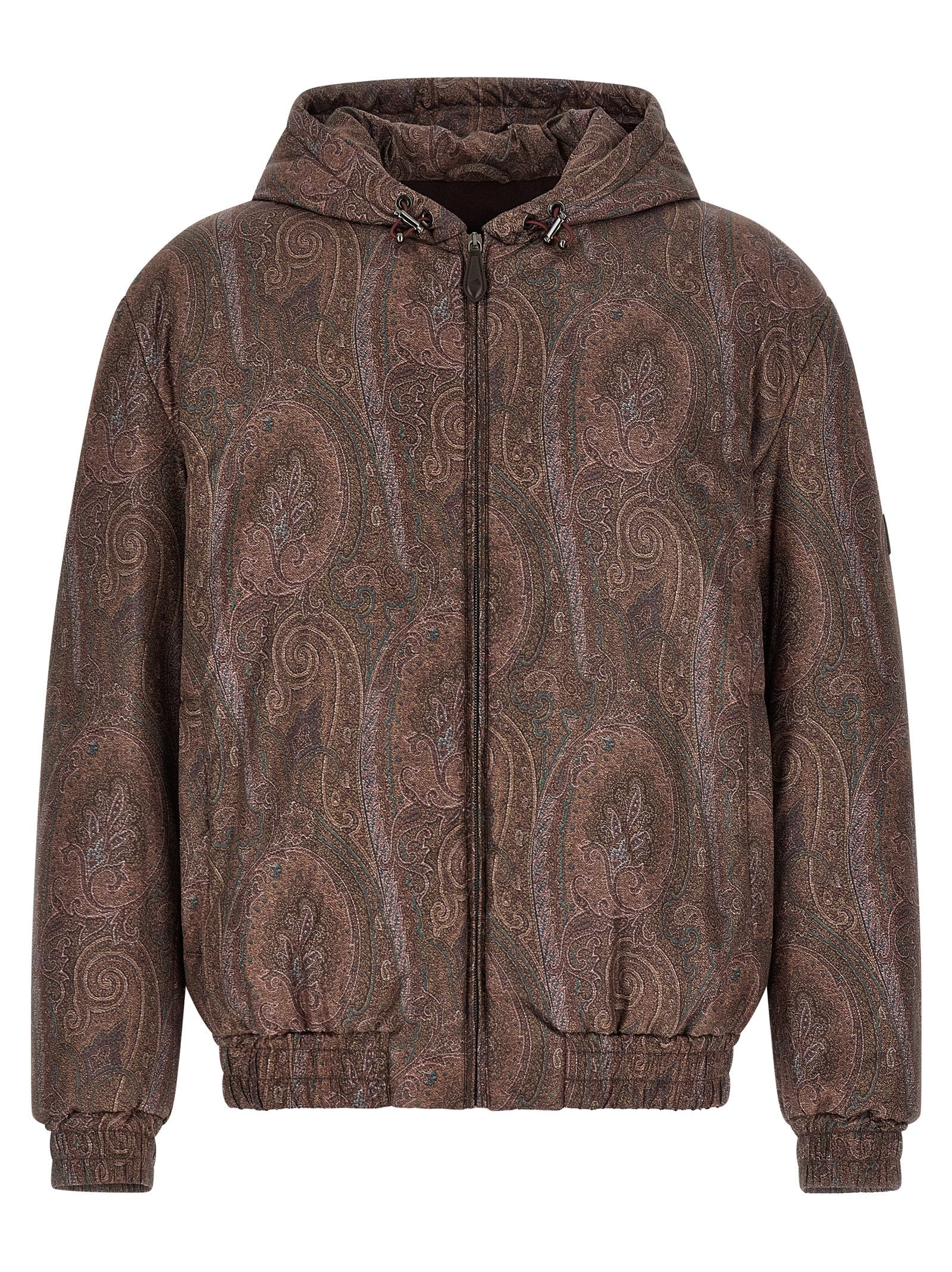 Etro Brown Polyester Bomber Etro