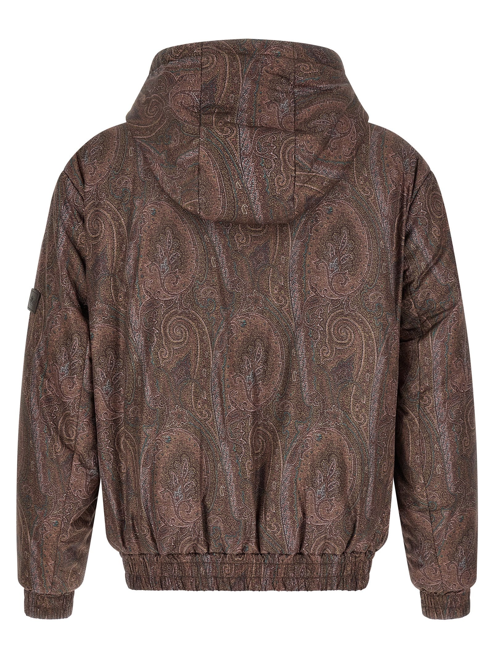 Etro Brown Polyester Bomber Etro
