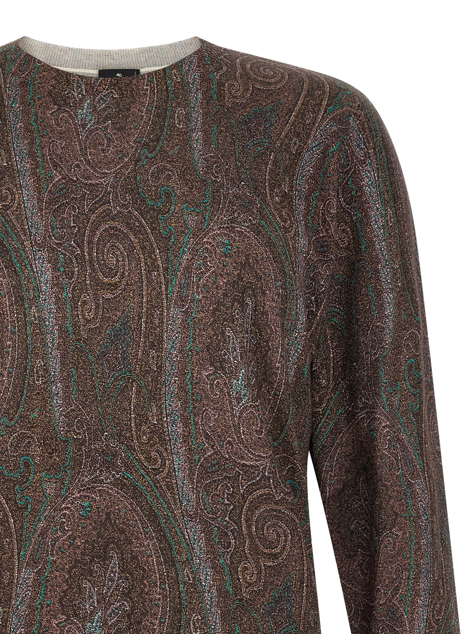 Etro Bordeaux Silk Cardigan Etro