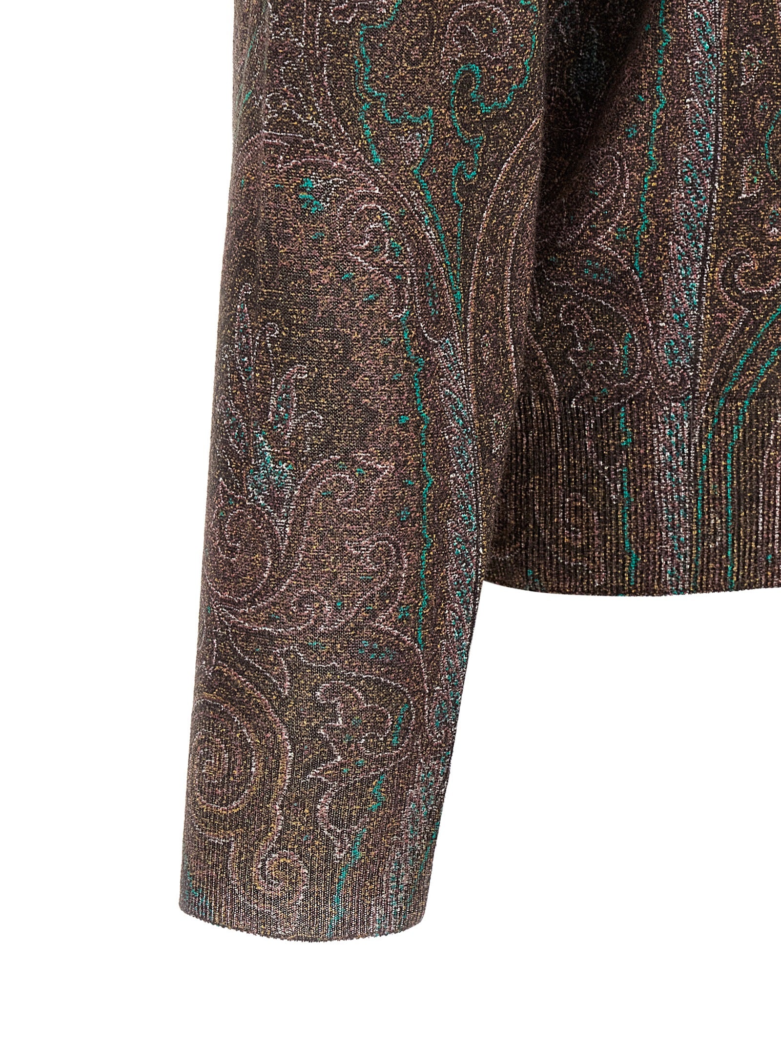 Etro Bordeaux Silk Cardigan Etro