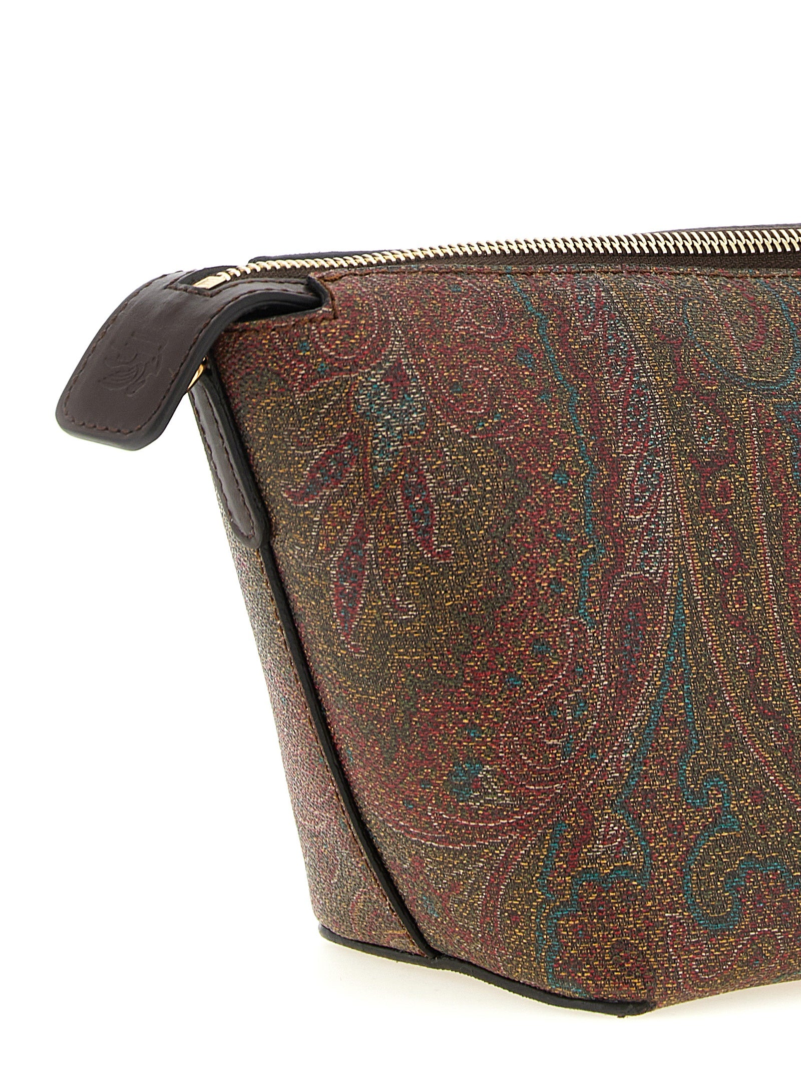 Etro Brown Cotton Crossbody Bag Etro