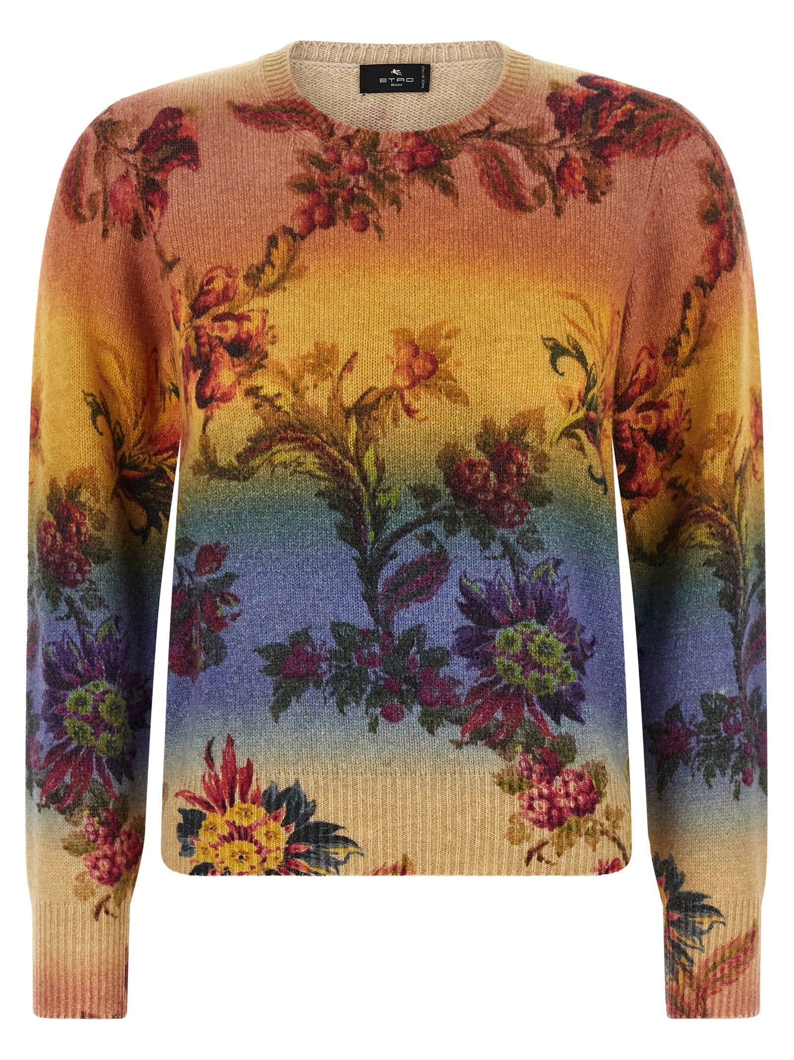 Etro Multicolor Wool Cardigan Etro