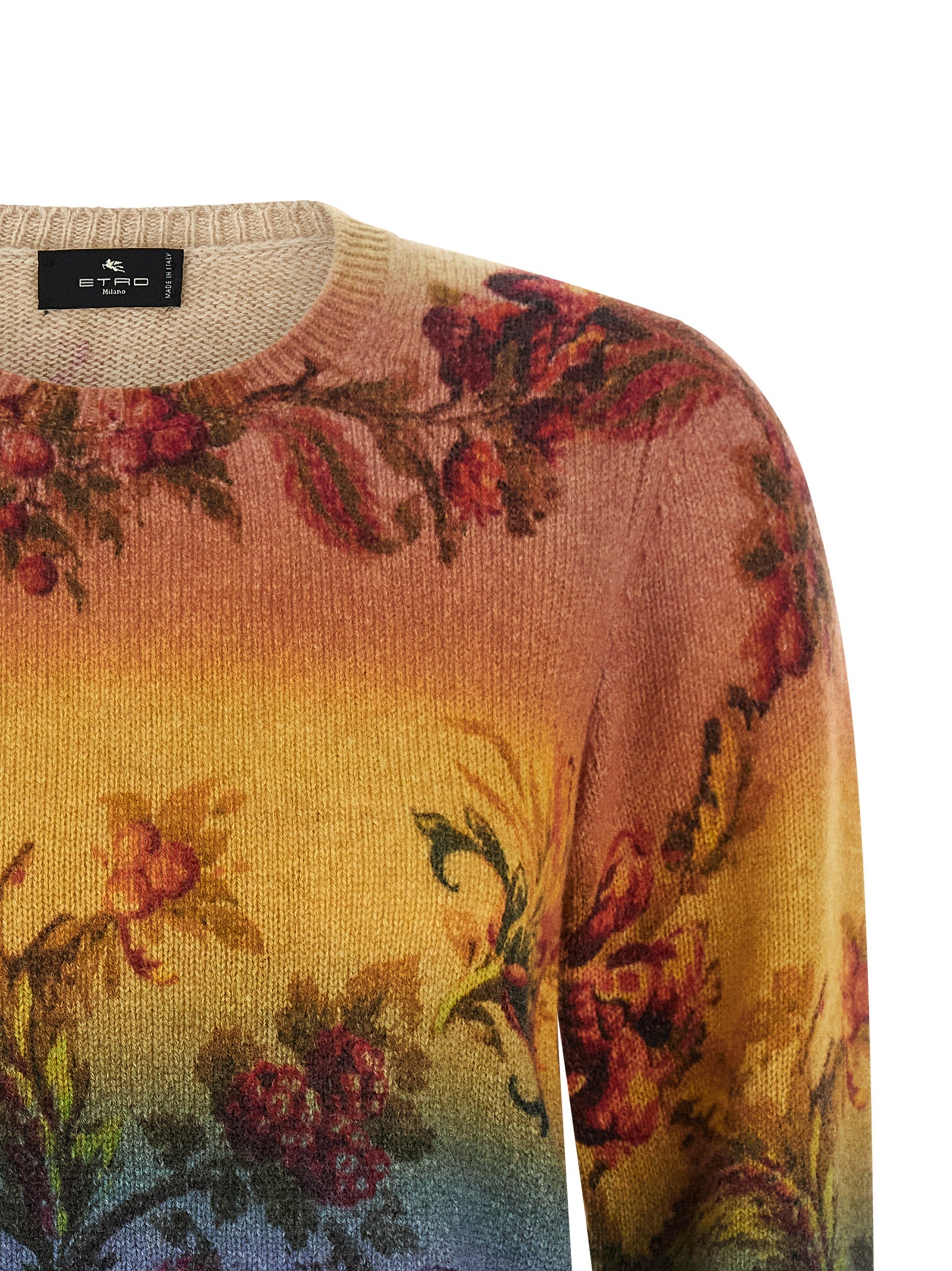 Etro Multicolor Wool Cardigan Etro
