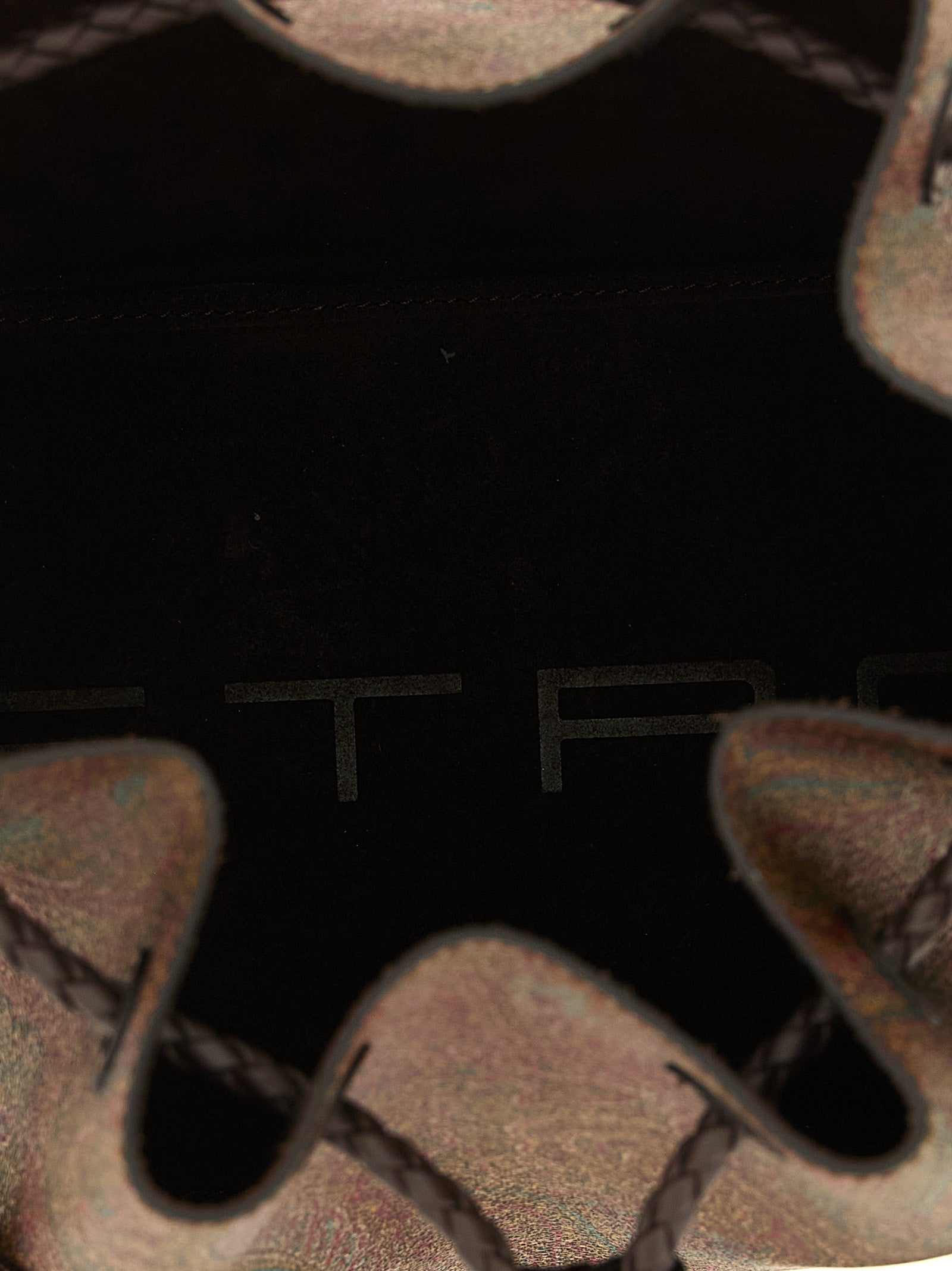 Etro Brown Cotton Handbag Etro