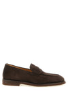 Brunello Cucinelli Brown Calfskin Slip-On Loafers Brunello Cucinelli