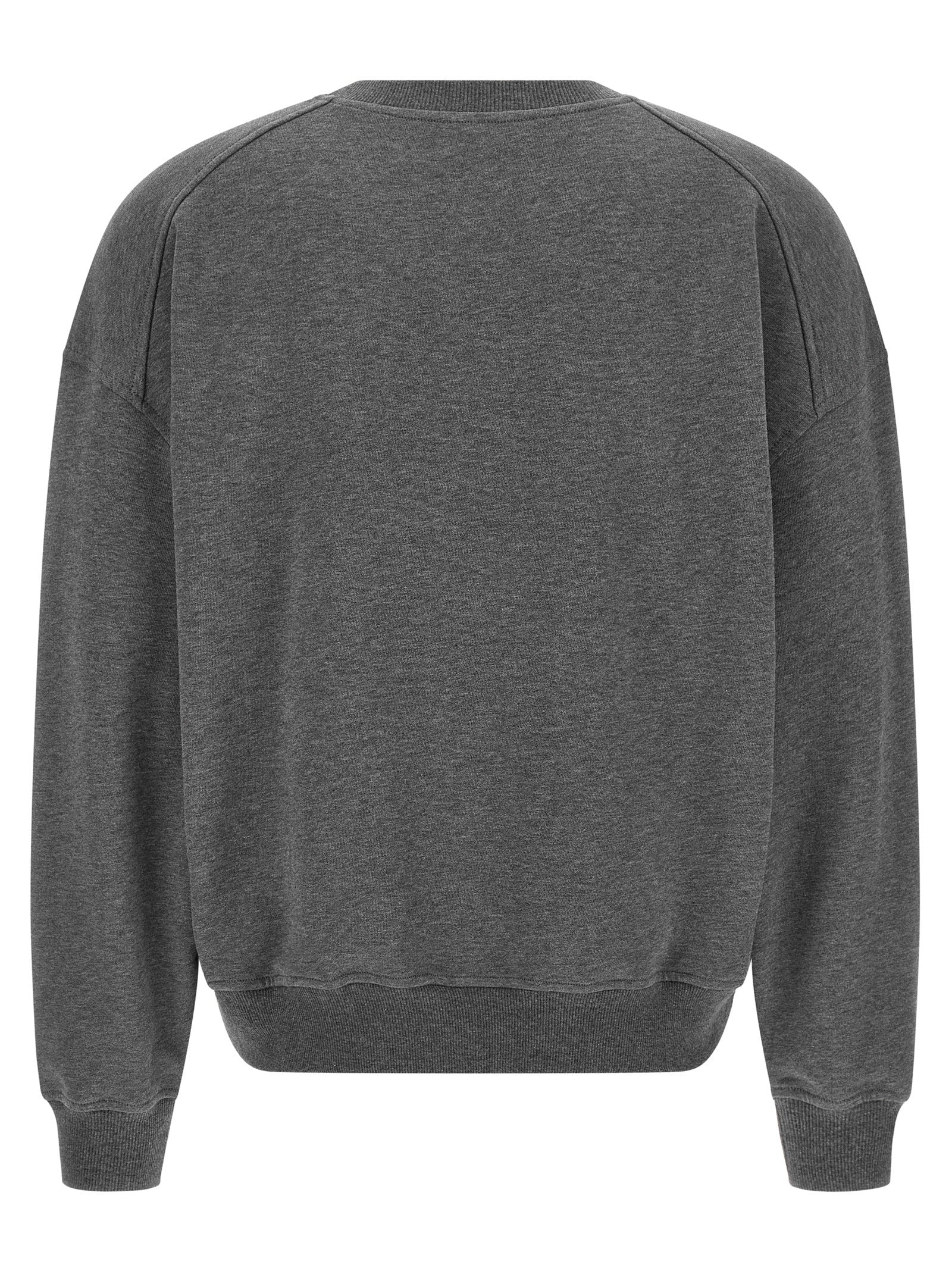 Brunello Cucinelli Gray Cotton Sweatshirt Brunello Cucinelli