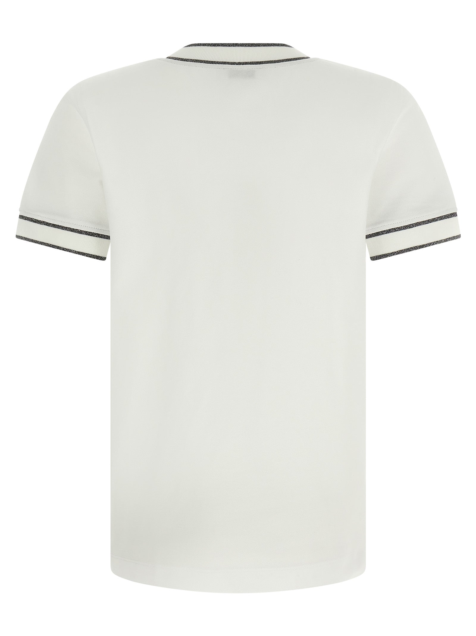Brunello Cucinelli White Cotton T-Shirt Brunello Cucinelli