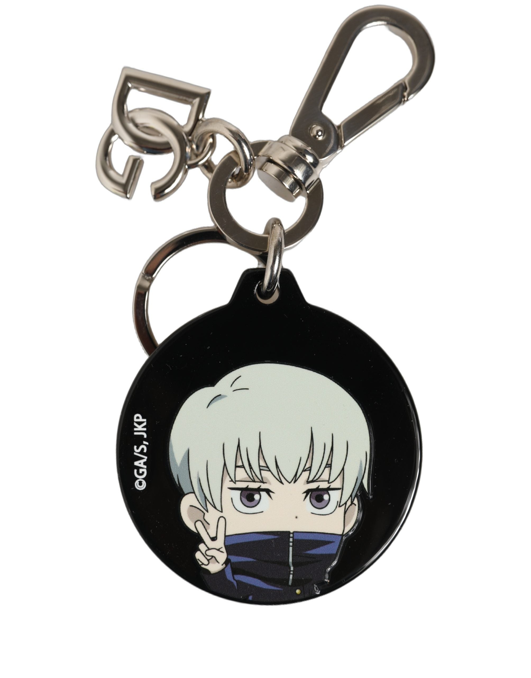 Dolce & Gabbana Black Kaisen Toge Inumaki Charm Metal Keychain Keyring Dolce & Gabbana