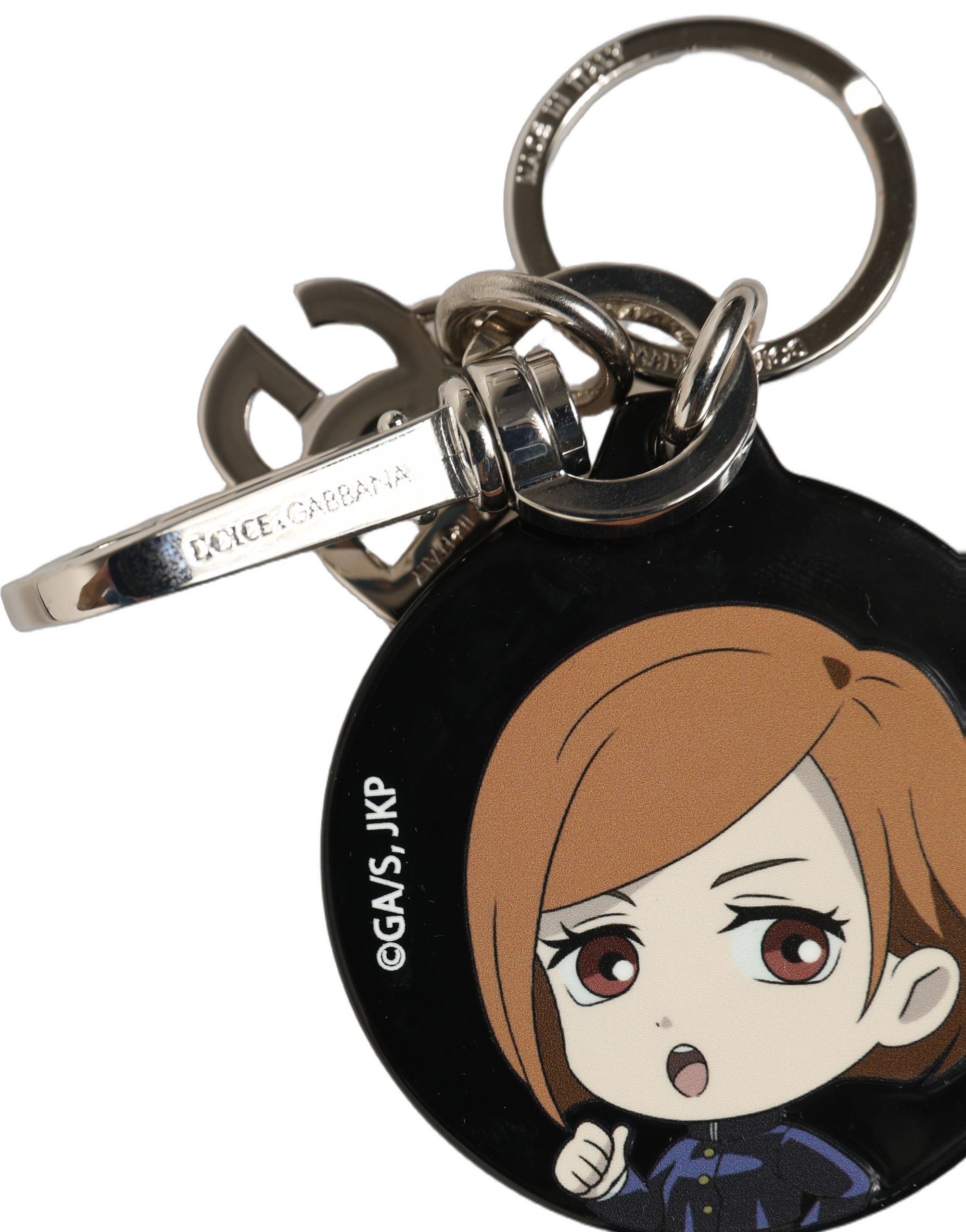Dolce & Gabbana Black Kaisen Nobara Kugisaki Charm Metal Keychain Keyring Dolce & Gabbana