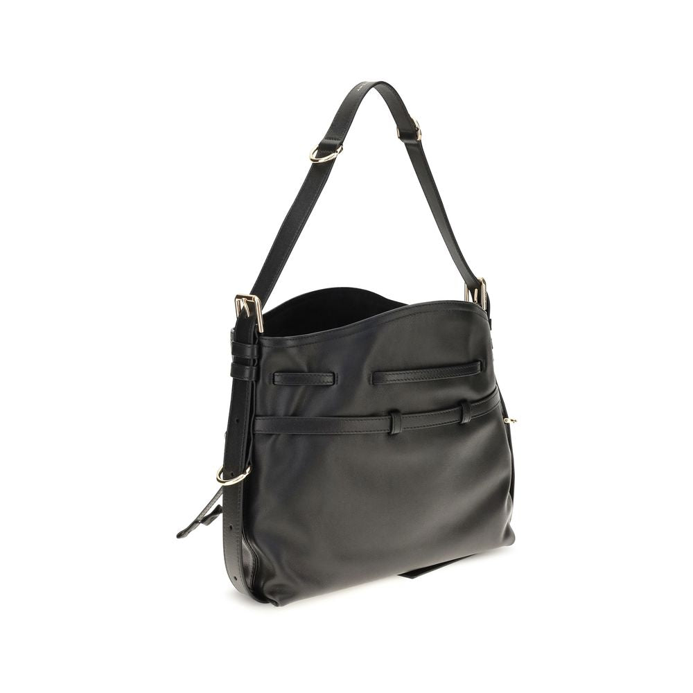 Givenchy Black Calf Leather Bos Taurus Backet Bag Givenchy