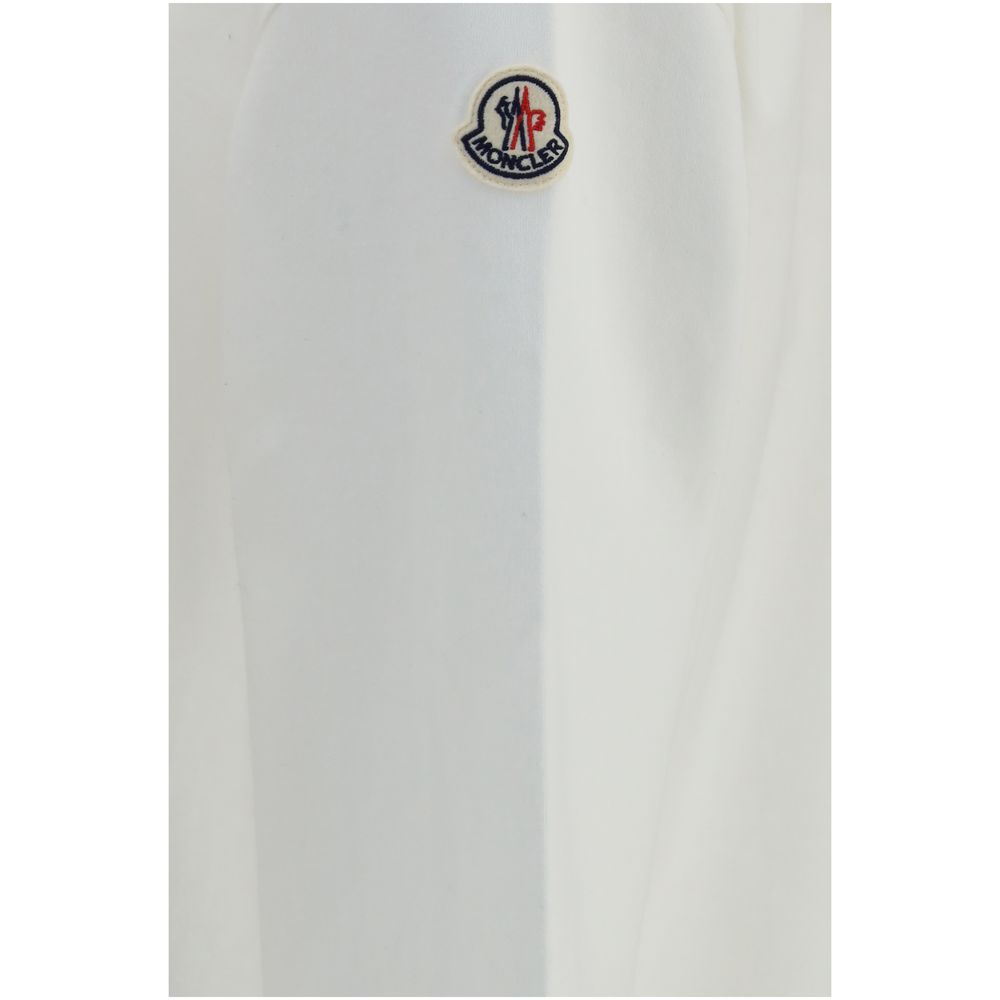 Moncler White Cotton Sweatshirt Moncler