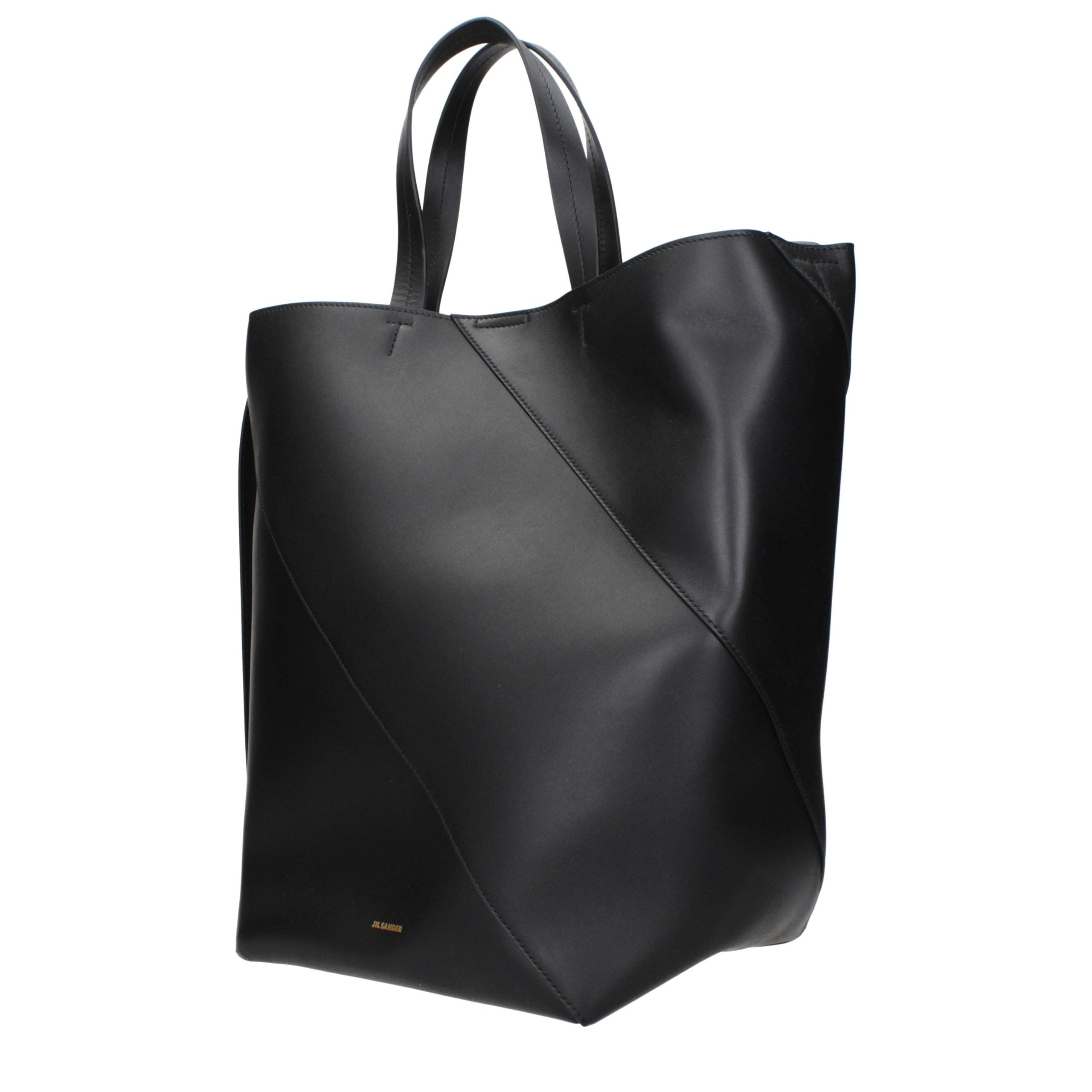Jil Sander Black Leather Crossbody Bag Jil Sander