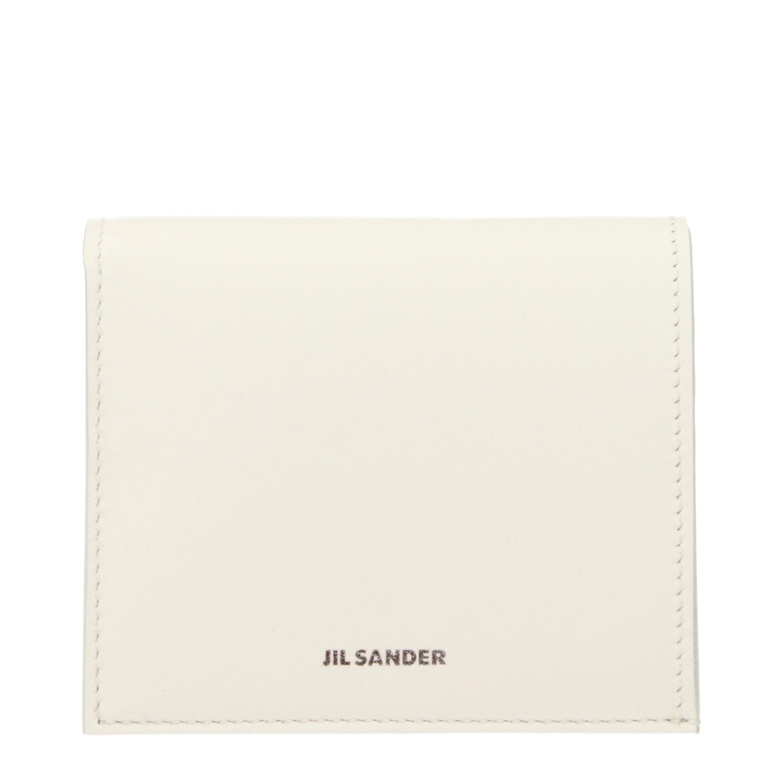 Jil Sander White Leather Wallet Jil Sander