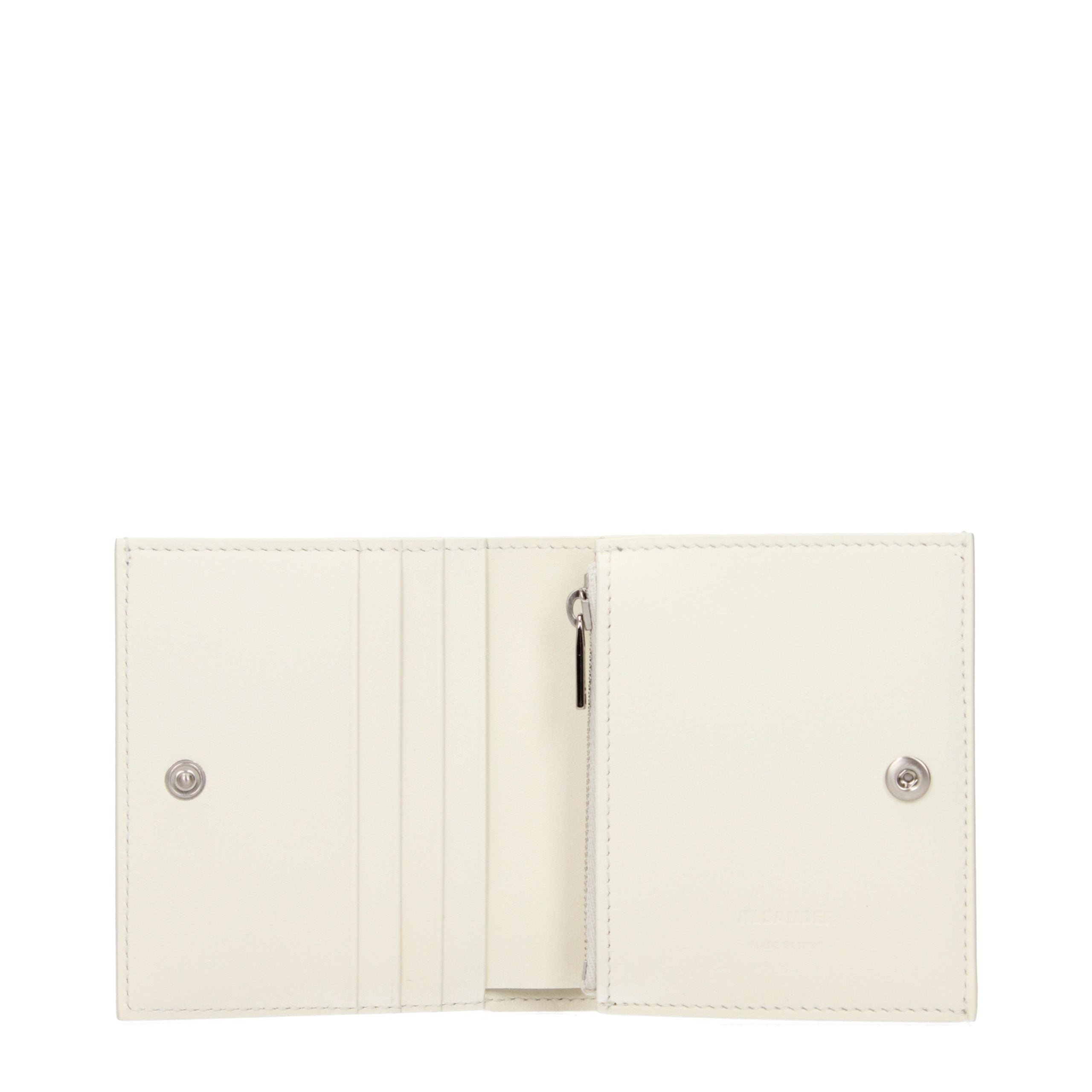 Jil Sander White Leather Wallet Jil Sander