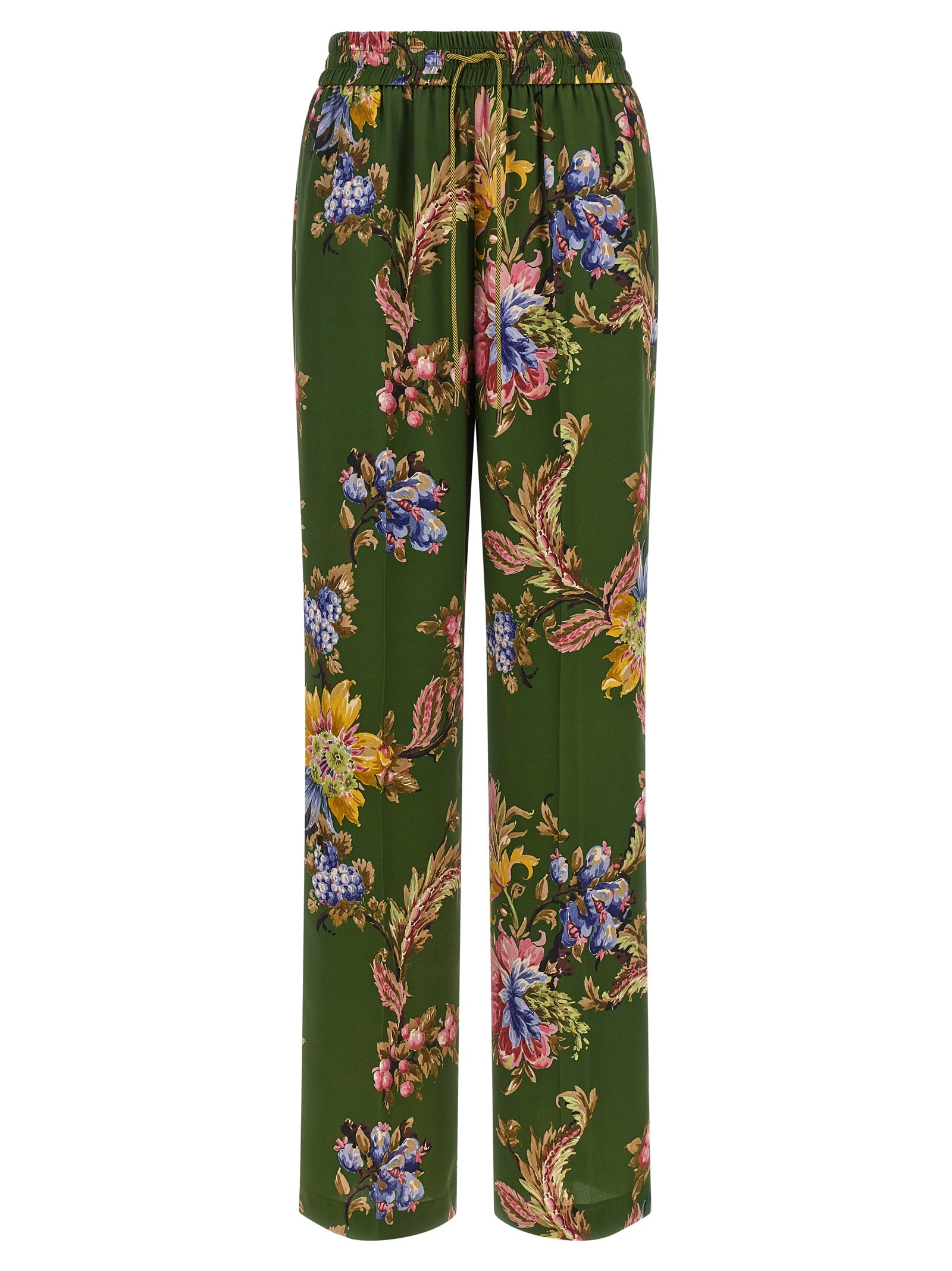 Etro Bicolor Polyester Casual Pants Etro