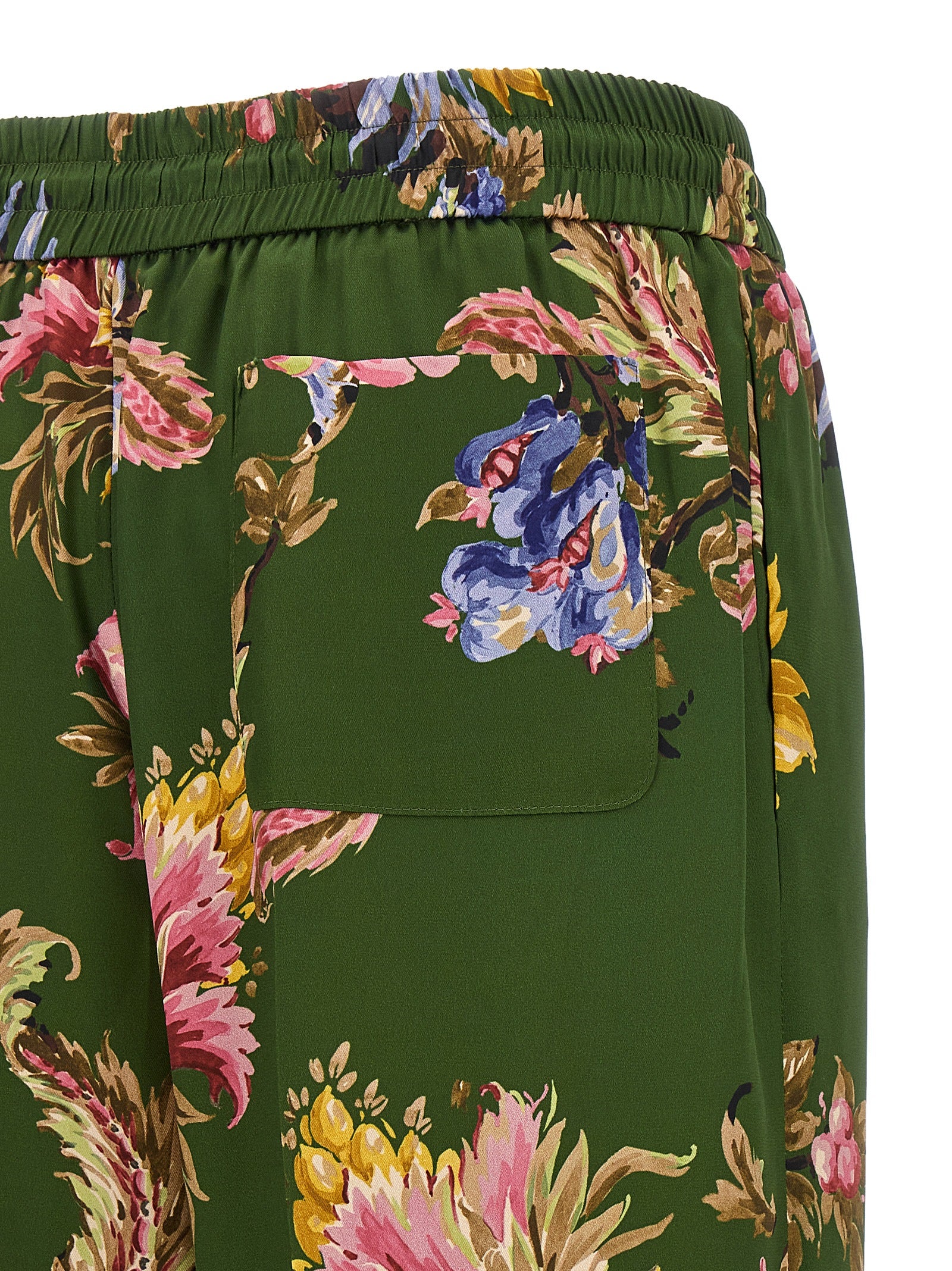 Etro Bicolor Polyester Casual Pants Etro