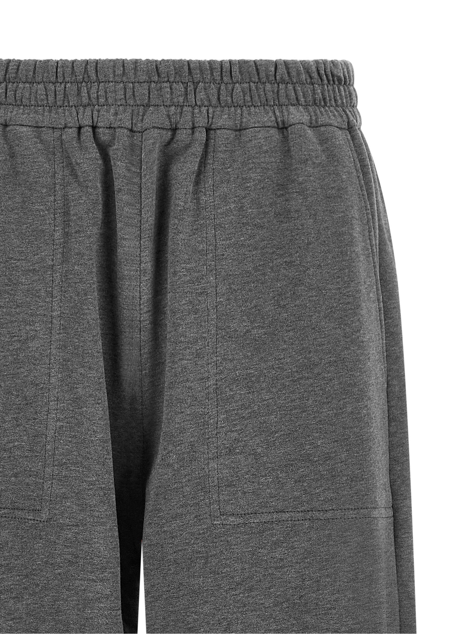 Brunello Cucinelli Gray Cotton Joggers (Workout Pants) Brunello Cucinelli