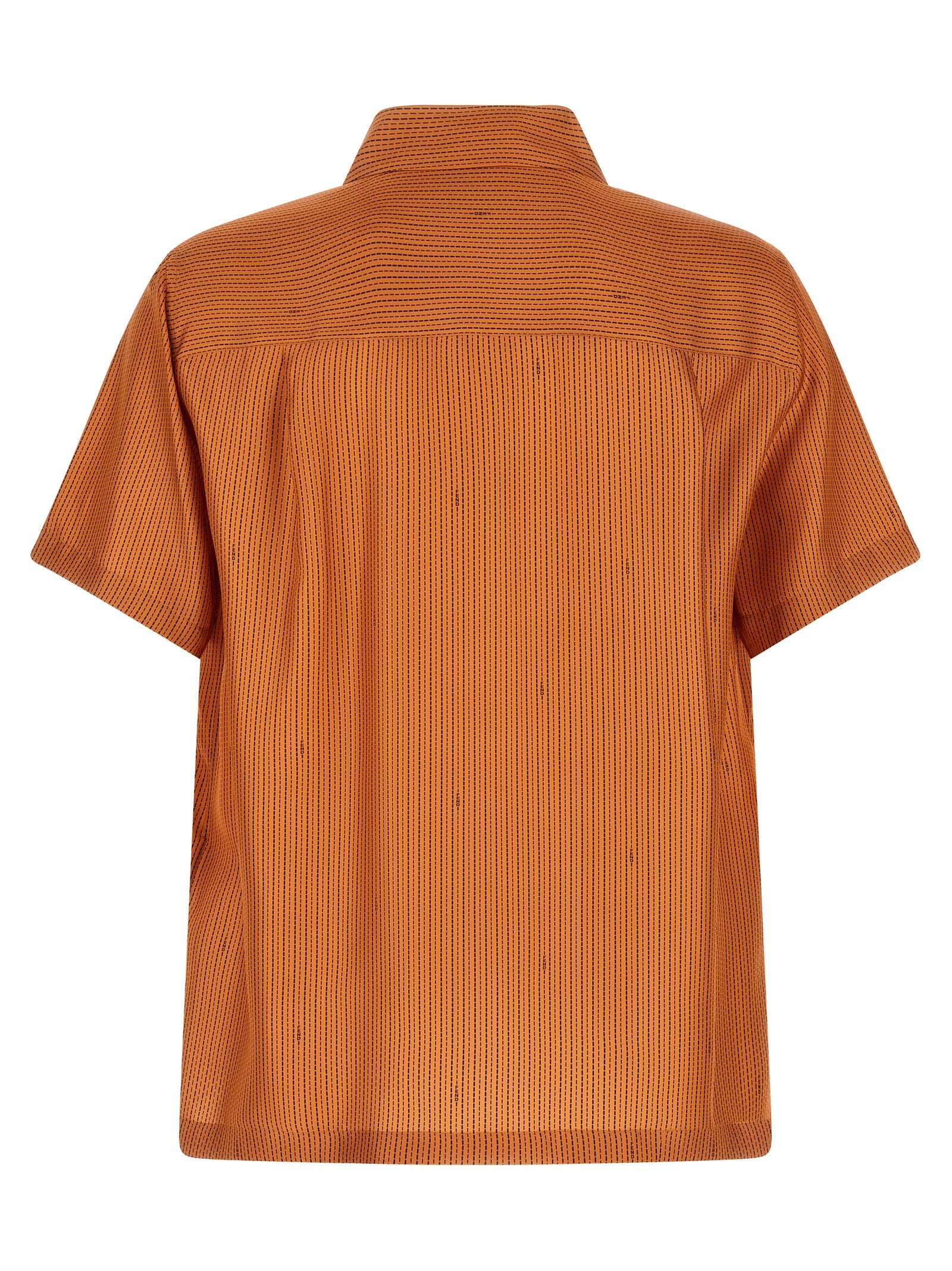 Fendi Orange Silk Blouse Fendi