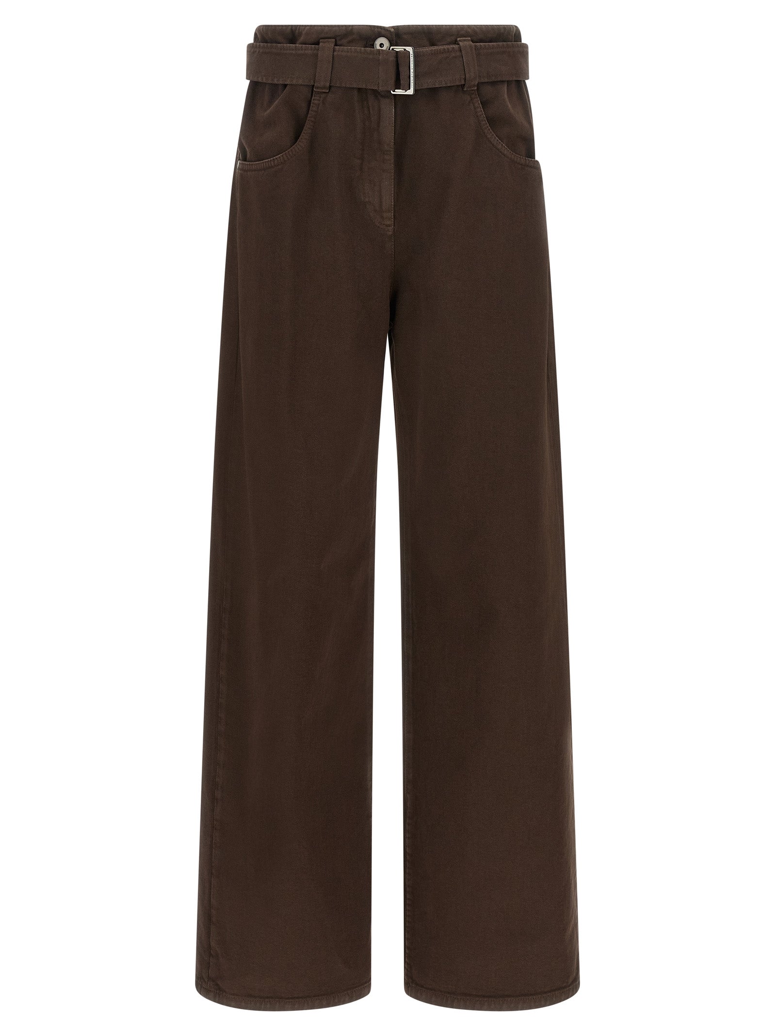 Brunello Cucinelli Brown Cotton Jeans Denim Brunello Cucinelli