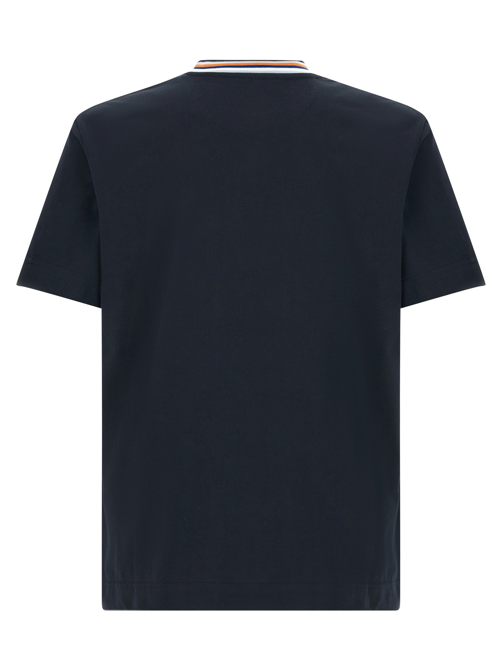 Fendi Blue Cotton T-Shirt Fendi