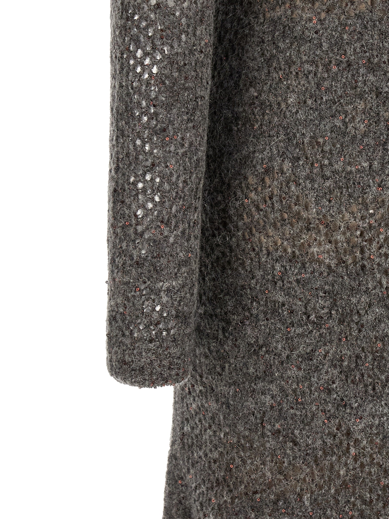 Brunello Cucinelli Gray Nylon Casual Dress Brunello Cucinelli