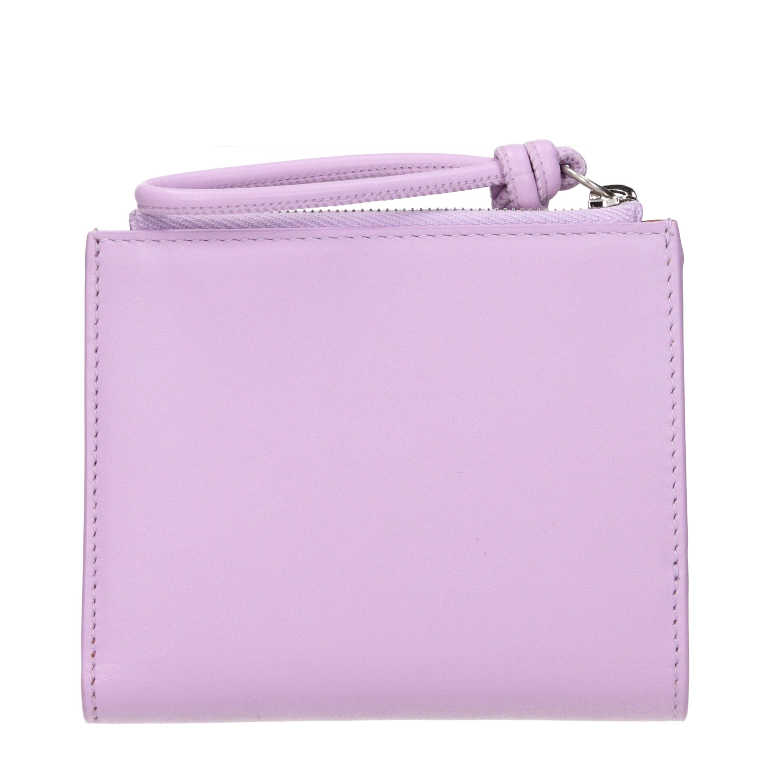 Jil Sander Pink Leather Wallet Jil Sander